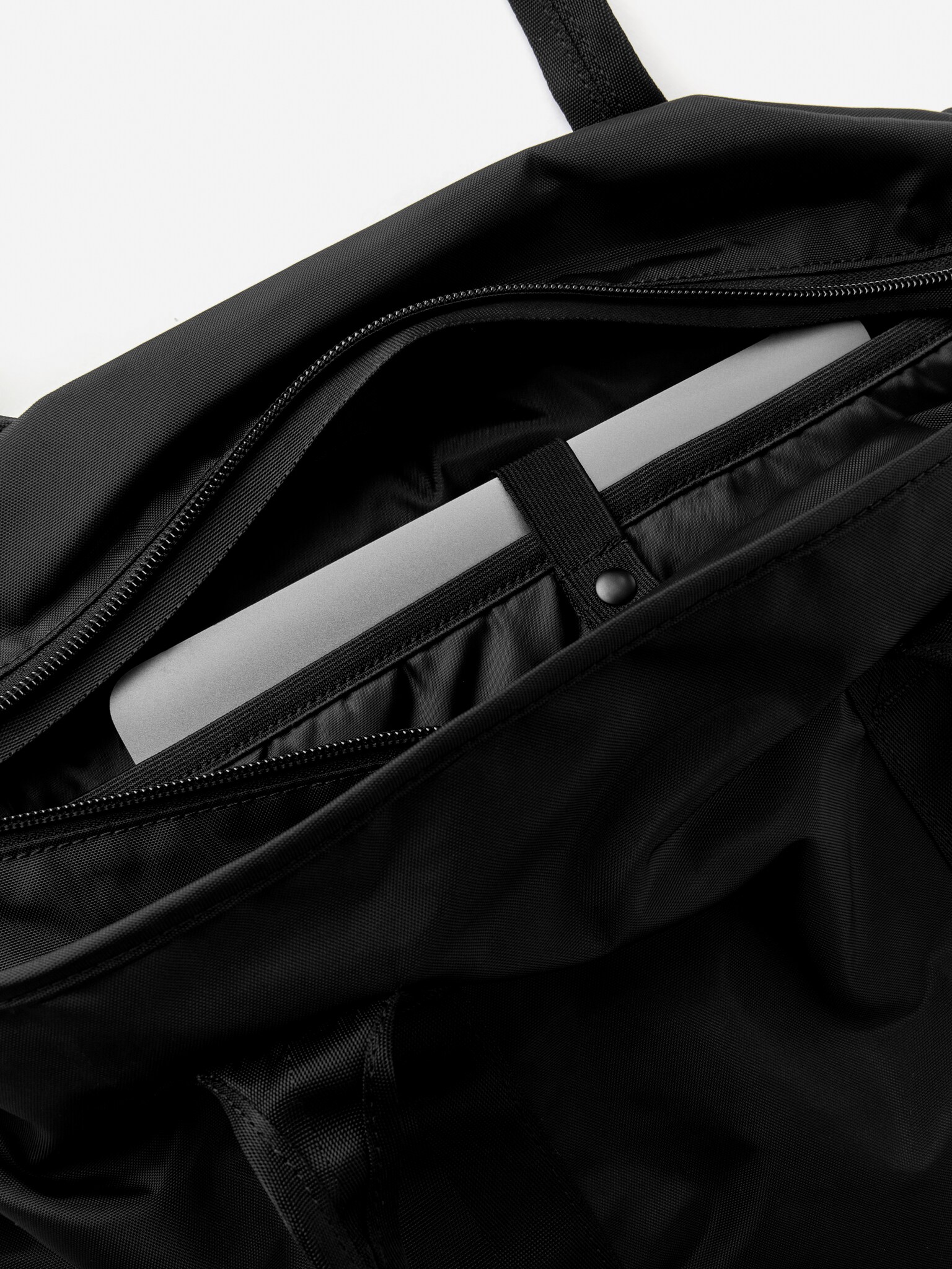 Bolso tipo tote 12 horas - Negro/Beige oscuro - 6