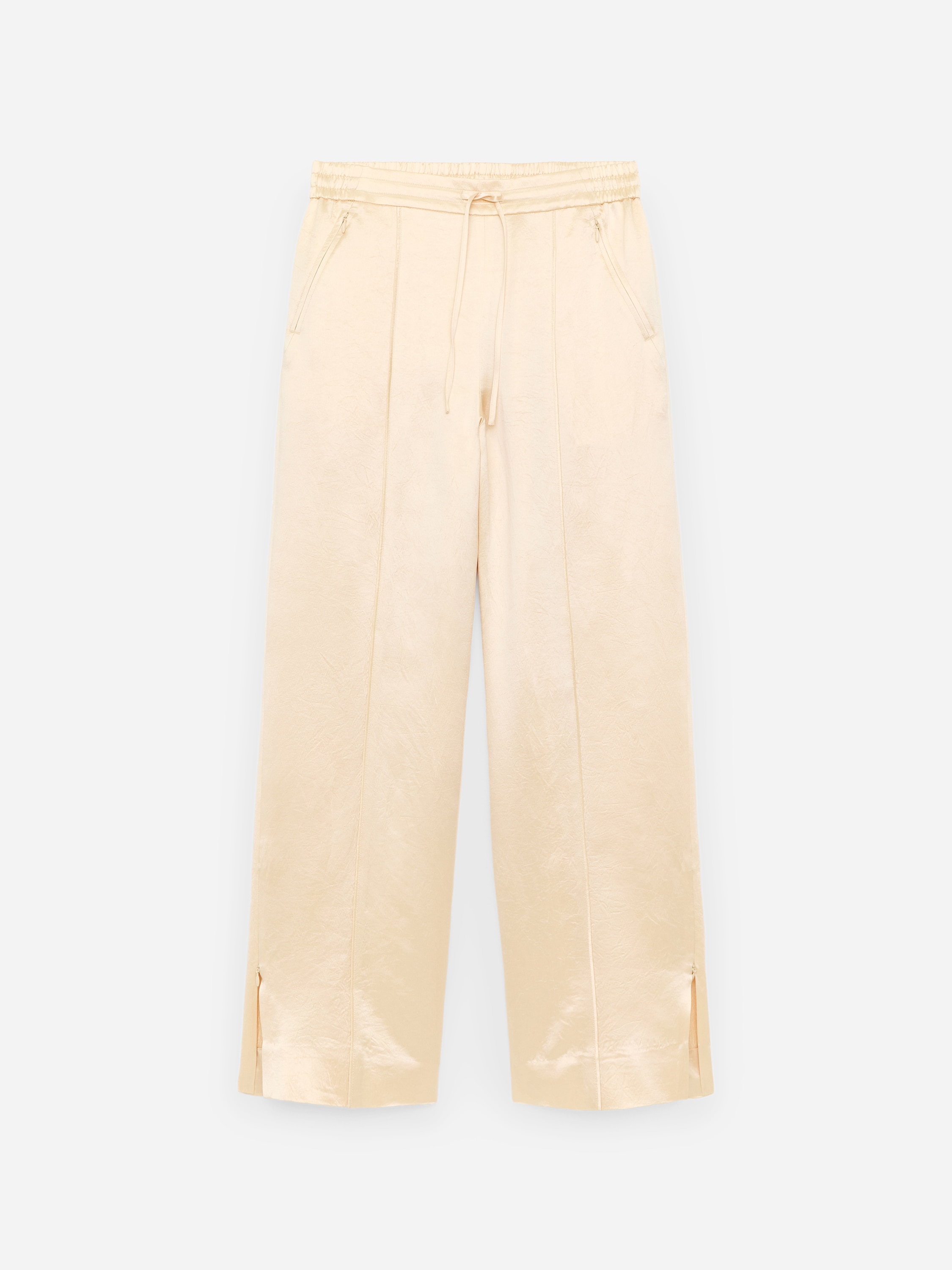 Satiinihousut - Vaalea beige