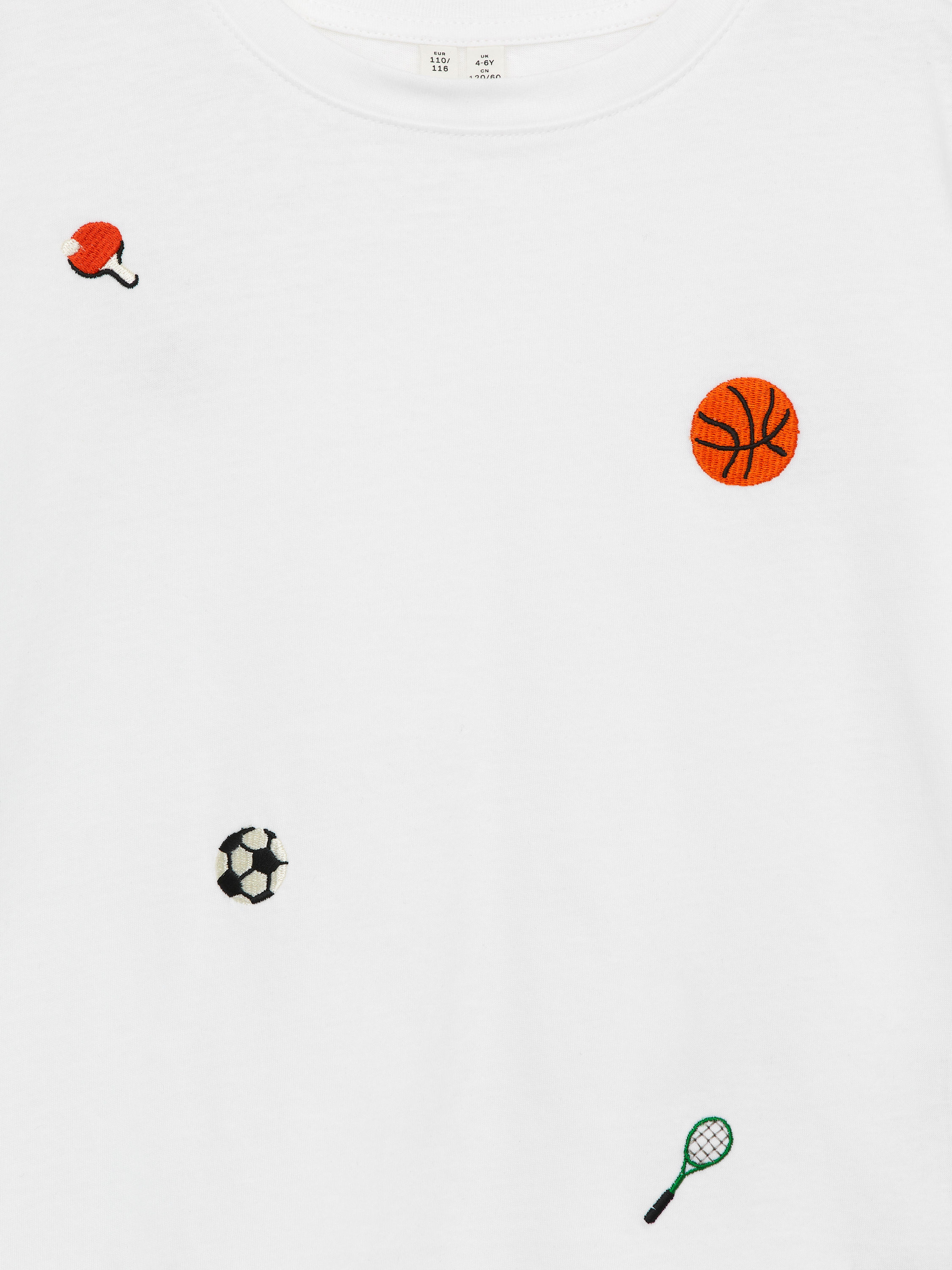 Oversized T-Shirt - White/Sports - Oversized - Children - StillMedia/DescriptiveDetail - 1