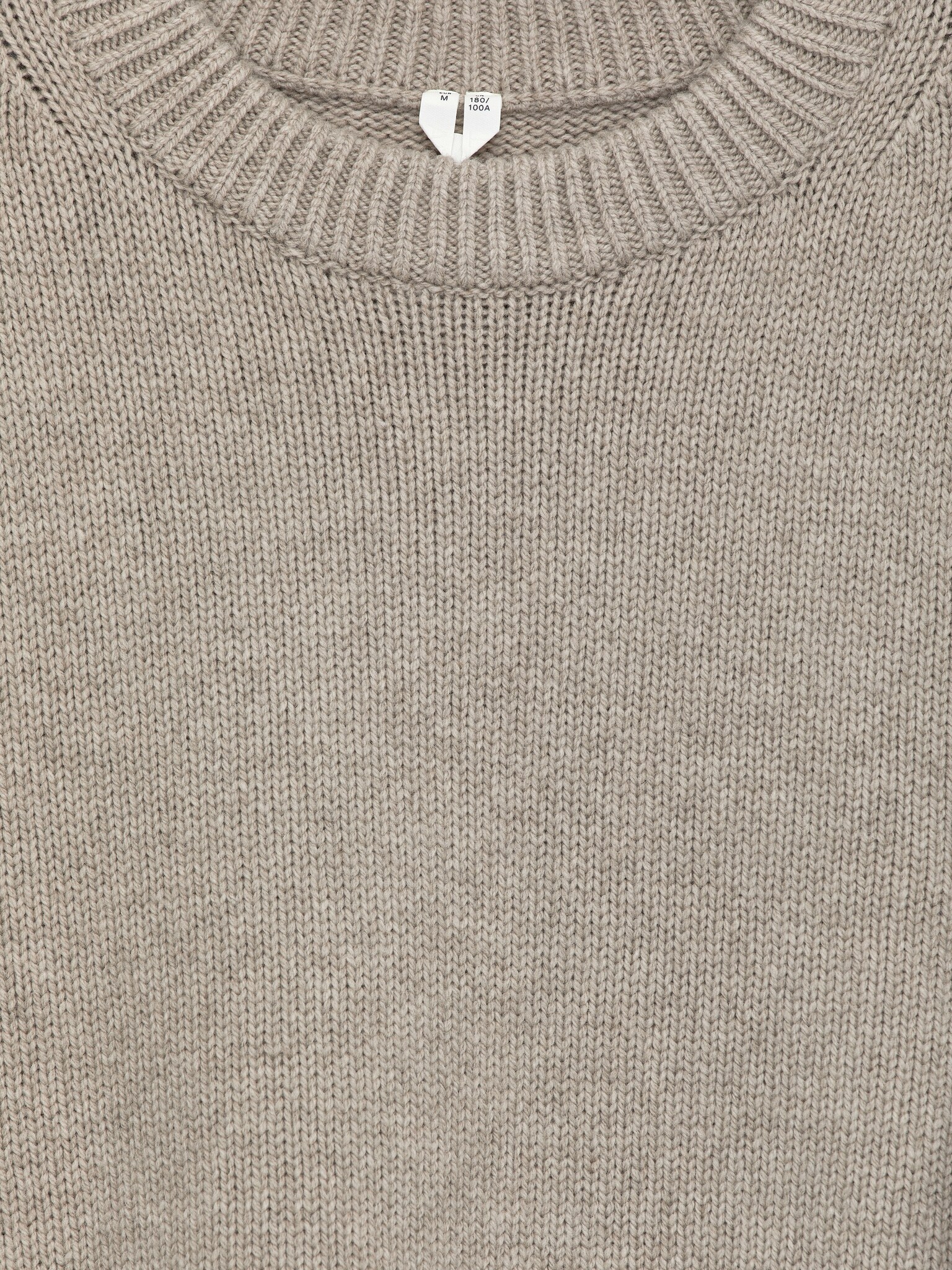 Pull épais en laine - Beige chiné/Gris clair chiné/Charbon chiné/Bleu foncé/Marron foncé/Blanc cassé/Bleu moyen - 6