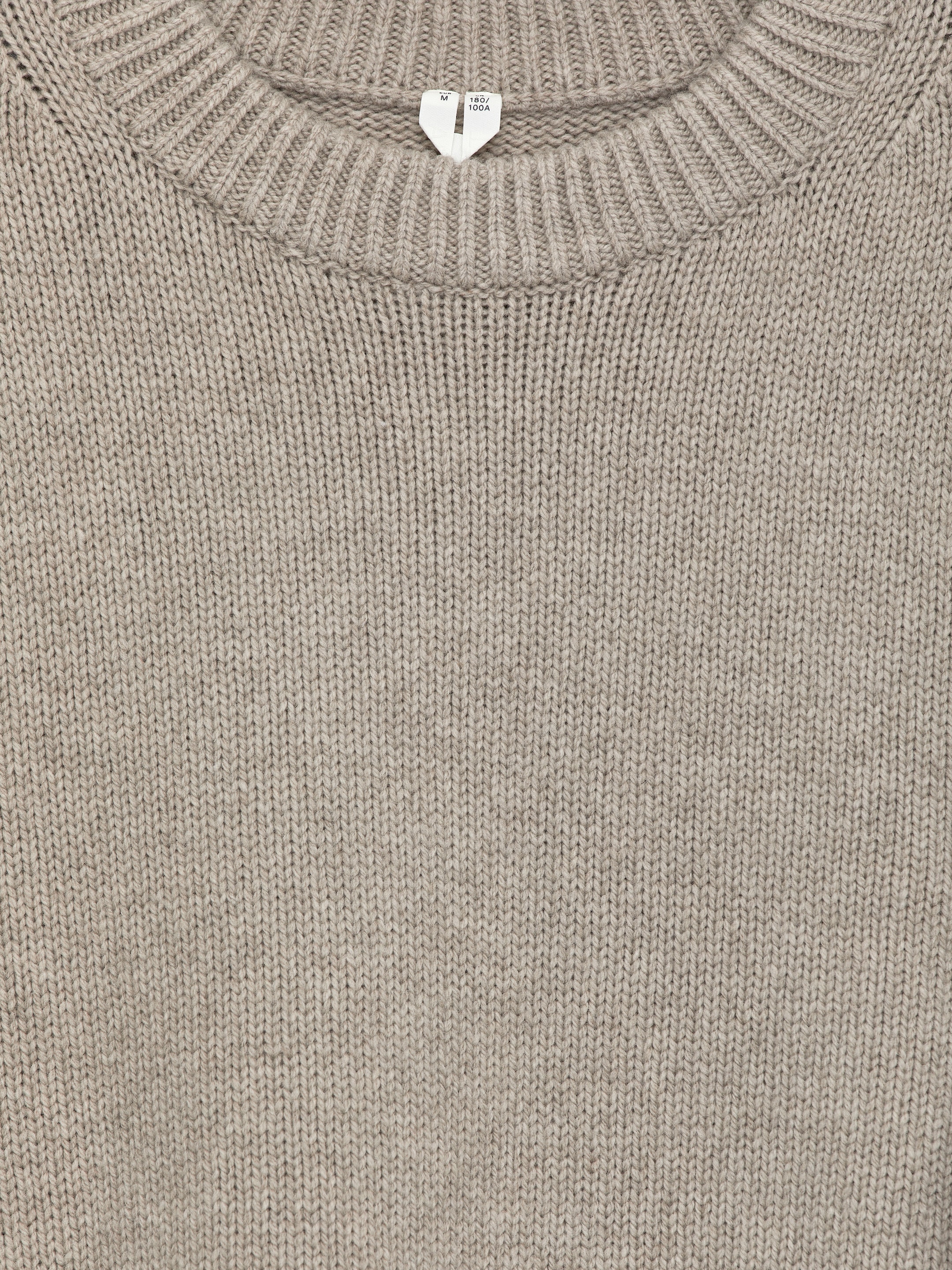 Ingrandisci l'immagine: Heavy Knit Wool Jumper - Beige Melange - UOMO | H&M CH 6