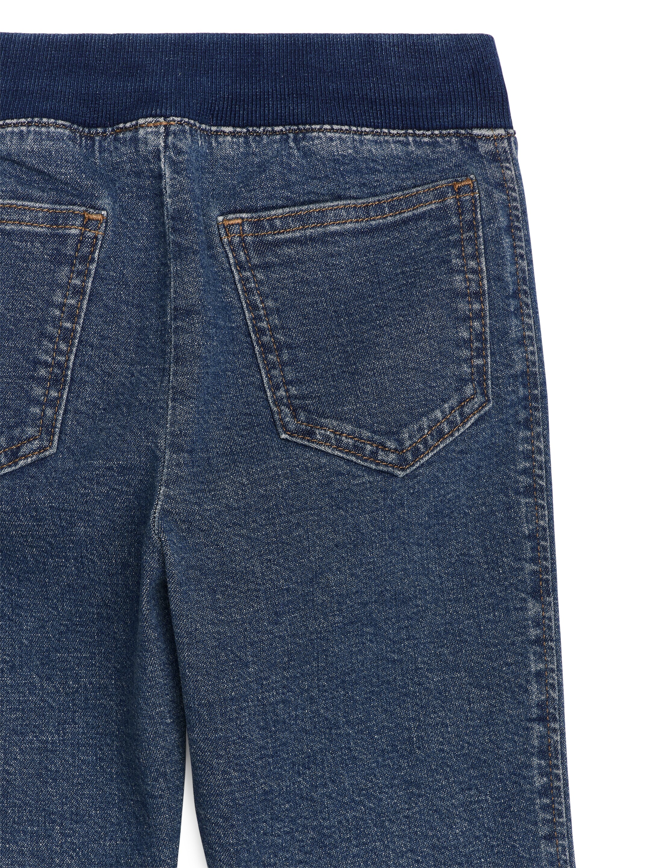 Visa större bild: Stretchig denimbyxa - Mörkblå - BARN | H&M SE 3