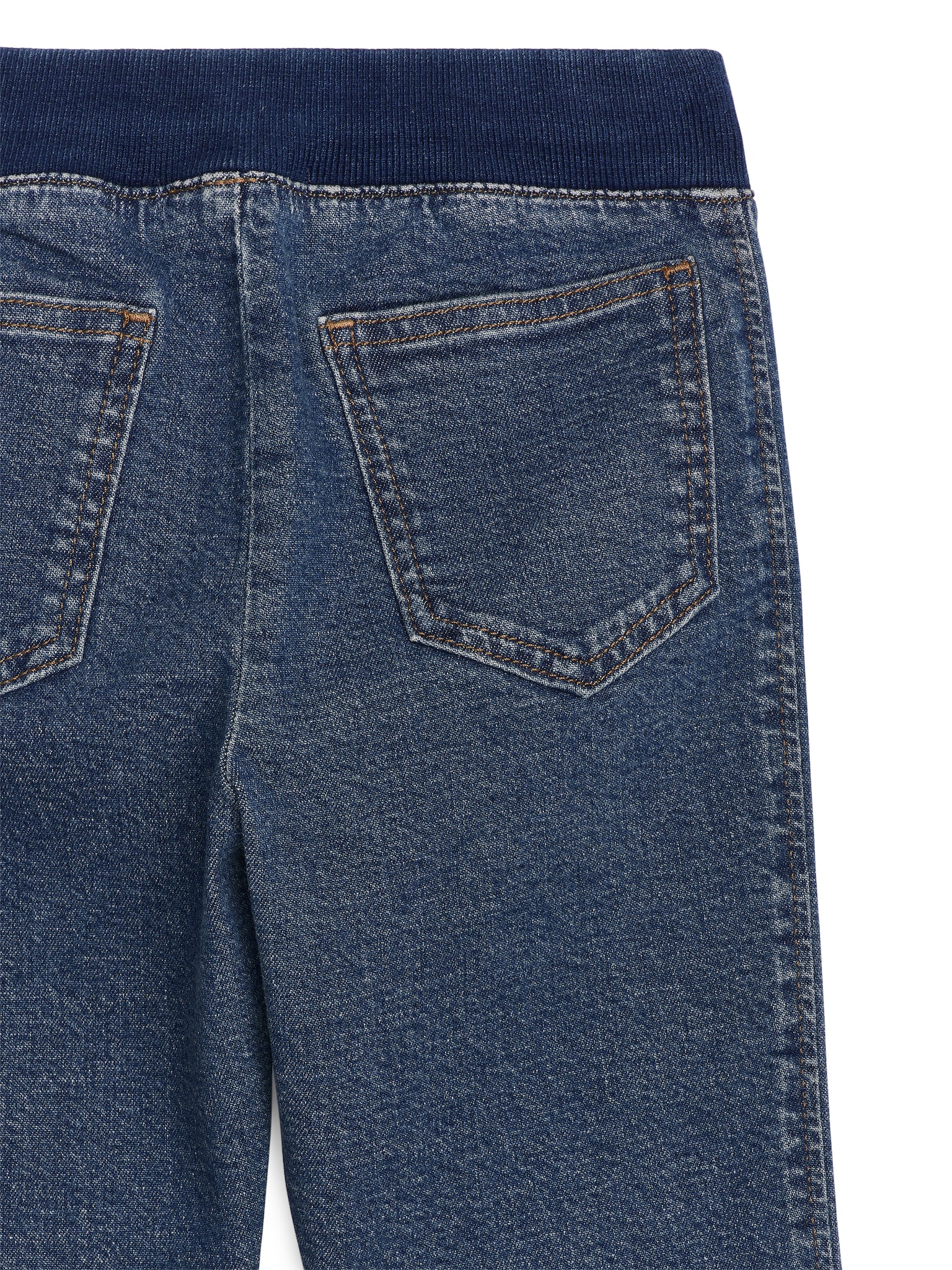 Pantalon en denim extensible - Bleu foncé - 3
