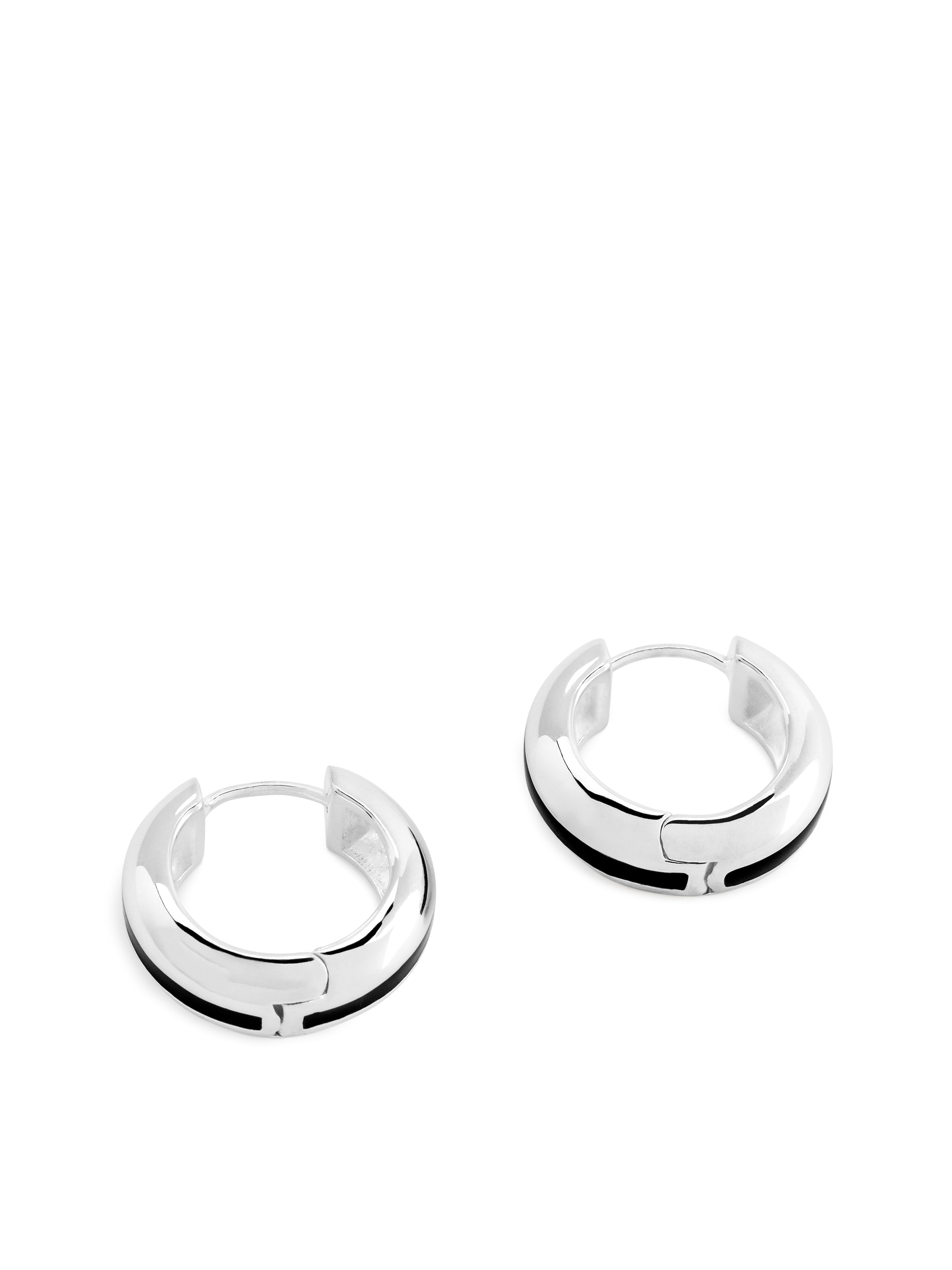 Silverpläterade hoops-#DFDEDE-13425