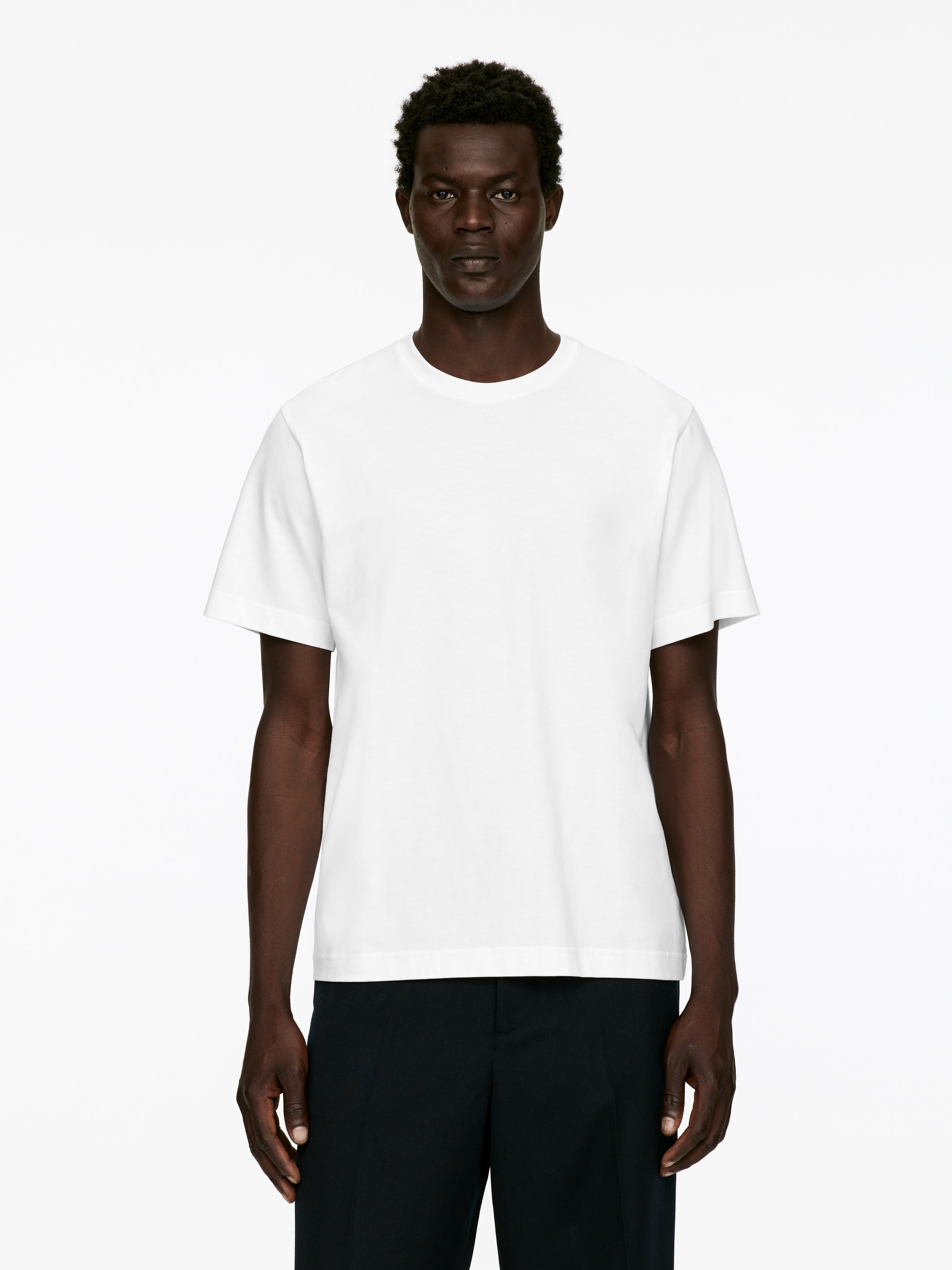220 GSM Relaxed T-Shirt-#FFFFFF-10473