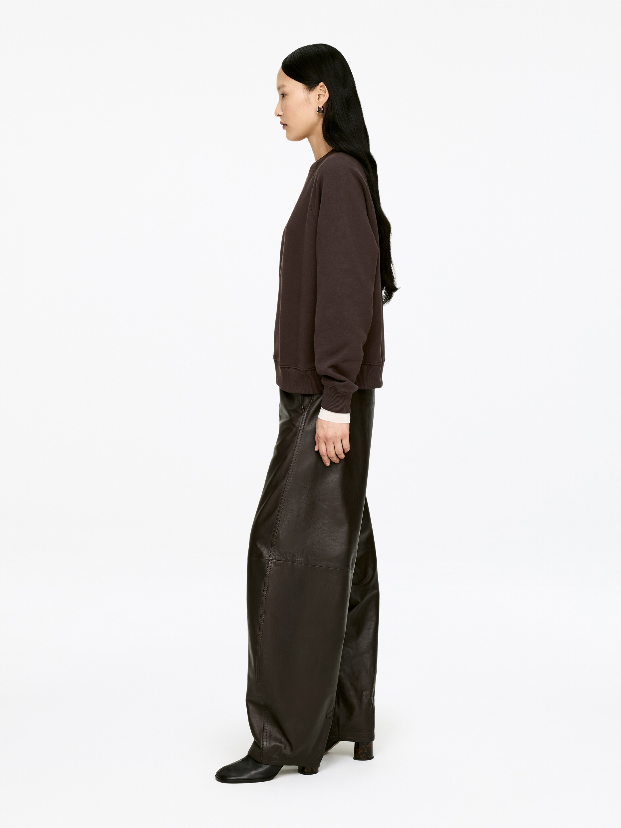 Agrandir l'image: Sweat en éponge - Marron foncé - FEMME | H&M BE 3