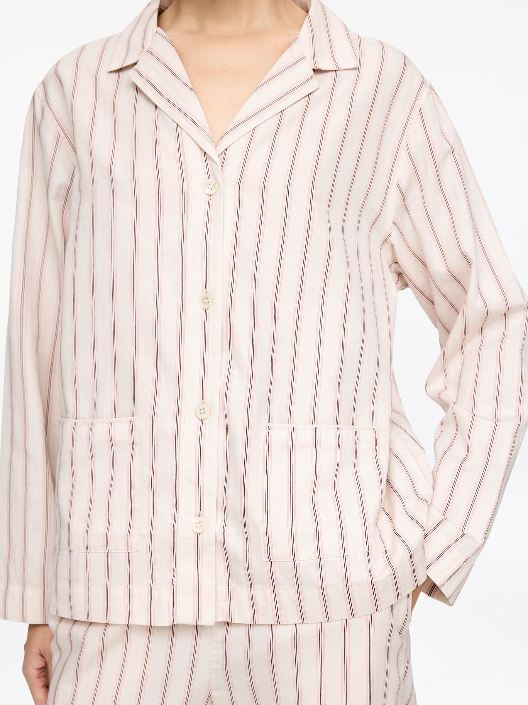 Cotton Satin Shirt - White - Regular fit - Women - StillMedia/Lookbook - 3