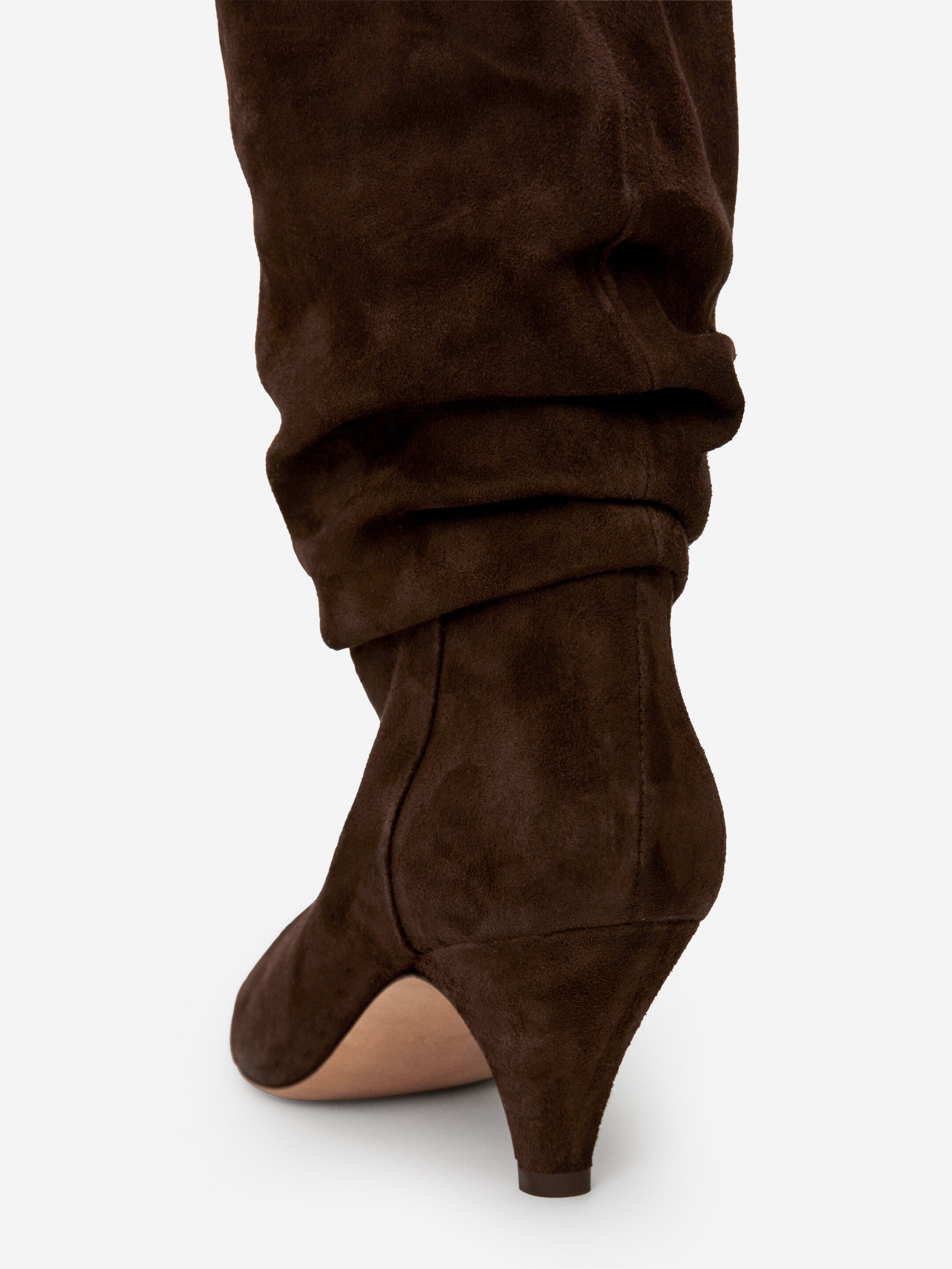 View larger image: Slouchy Suede Boots - Dark Brown - Ladies | H&M GB 5