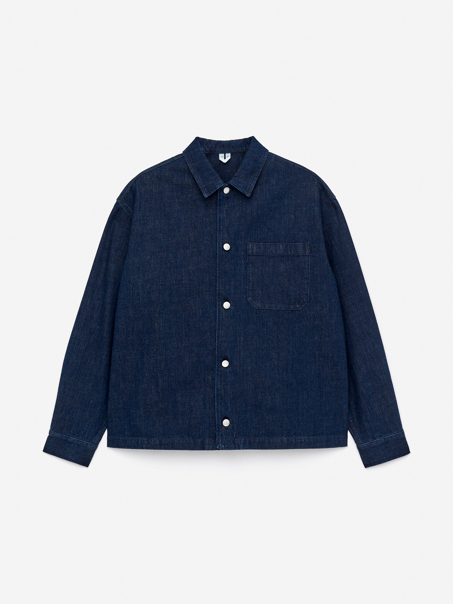 Sobrecamisa denim - Azul oscuro