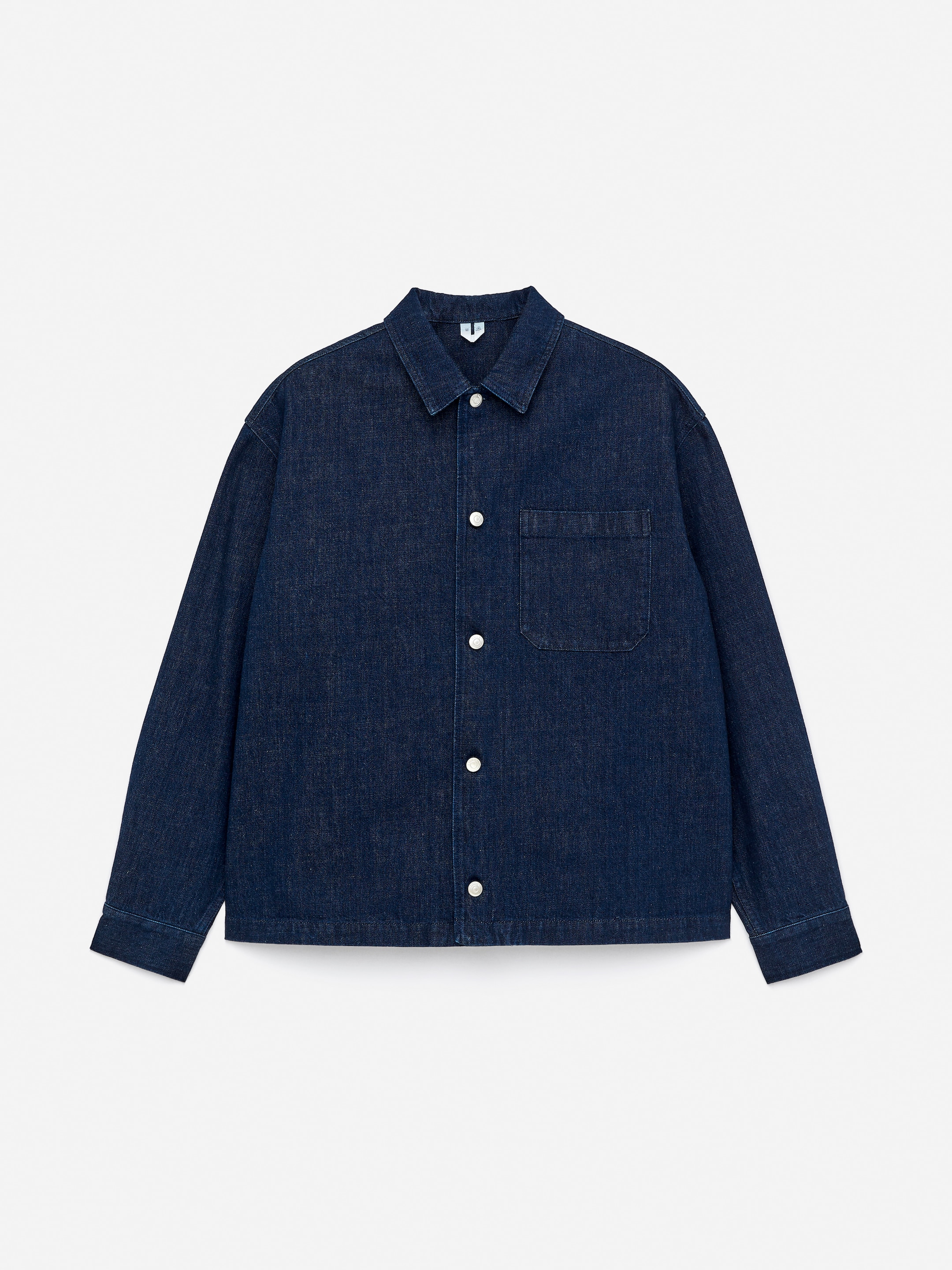 Denim Overshirt-#2E3036-16021