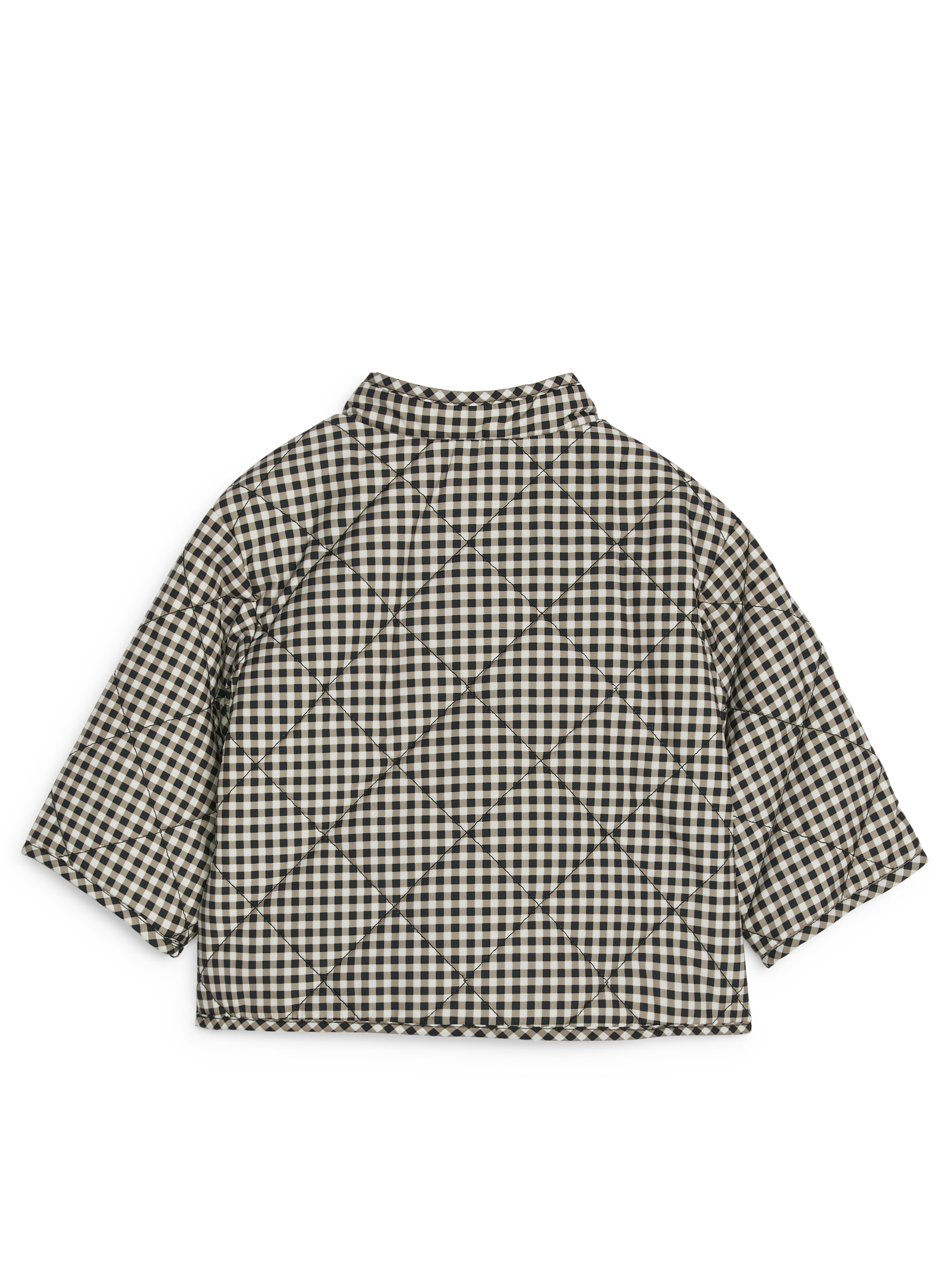 Quilted Jacket - White/Black - Regular fit - Children - StillMedia/DescriptiveStillLife - 1