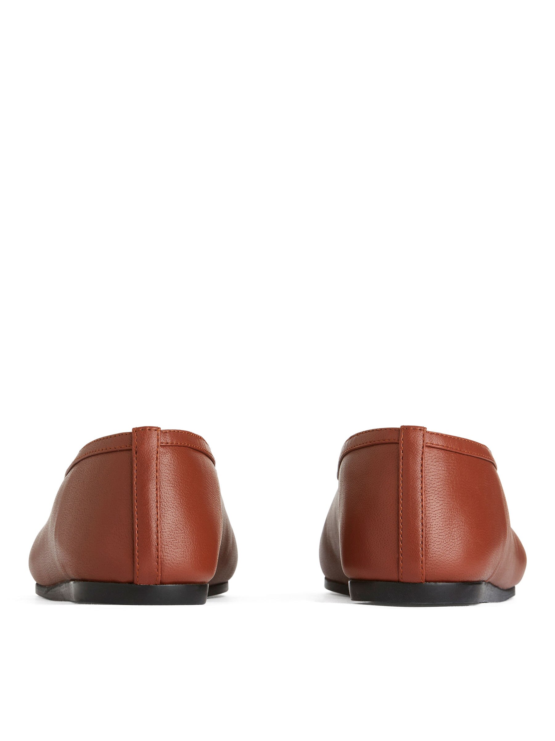 Ballerina aus Leder - Rostbraun - Damen - StillMedia/DescriptiveStillLife - 5