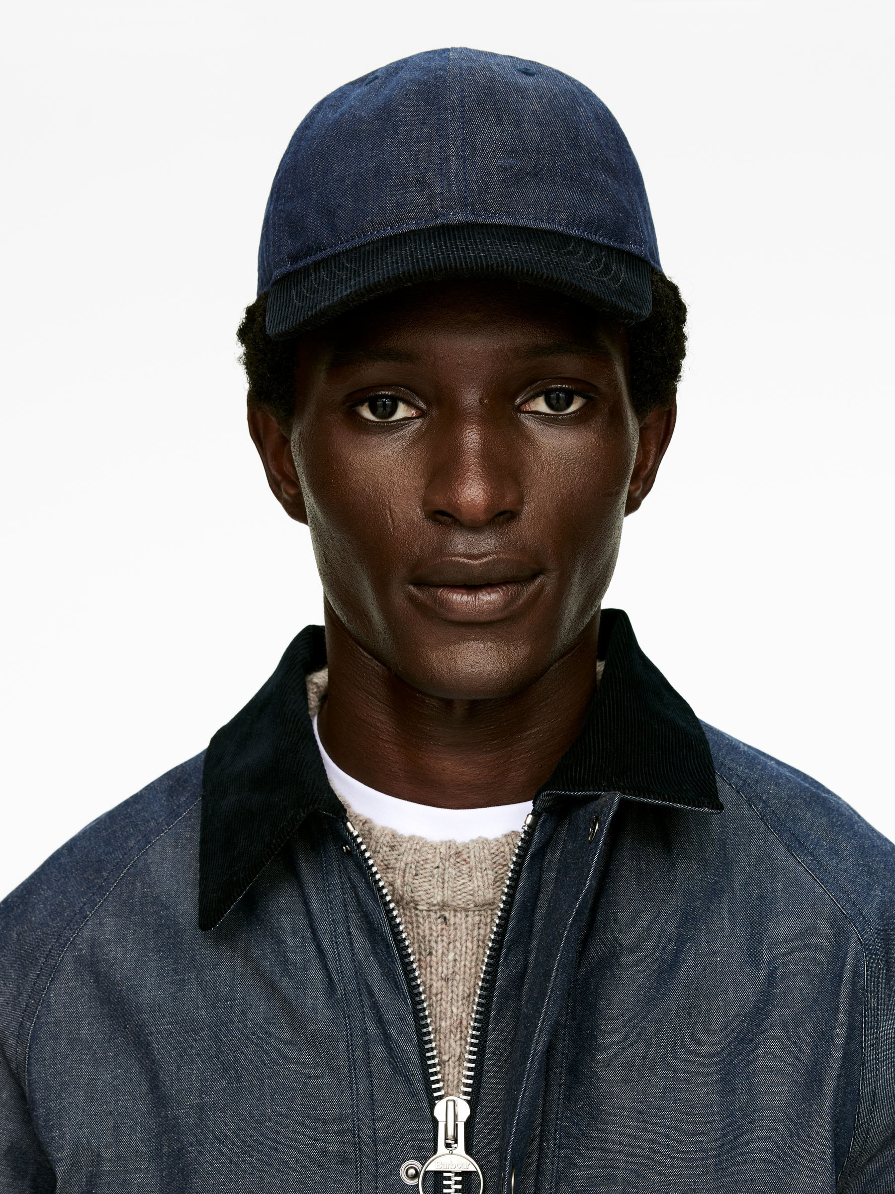 ARKET and Barbour Dry-Waxed Cap - Blue - Men - StillMedia/Lookbook - 4