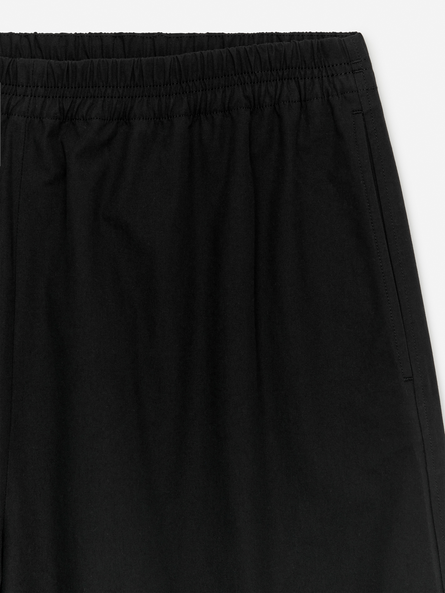 Hose mit Barrel Leg - Schwarz - 4