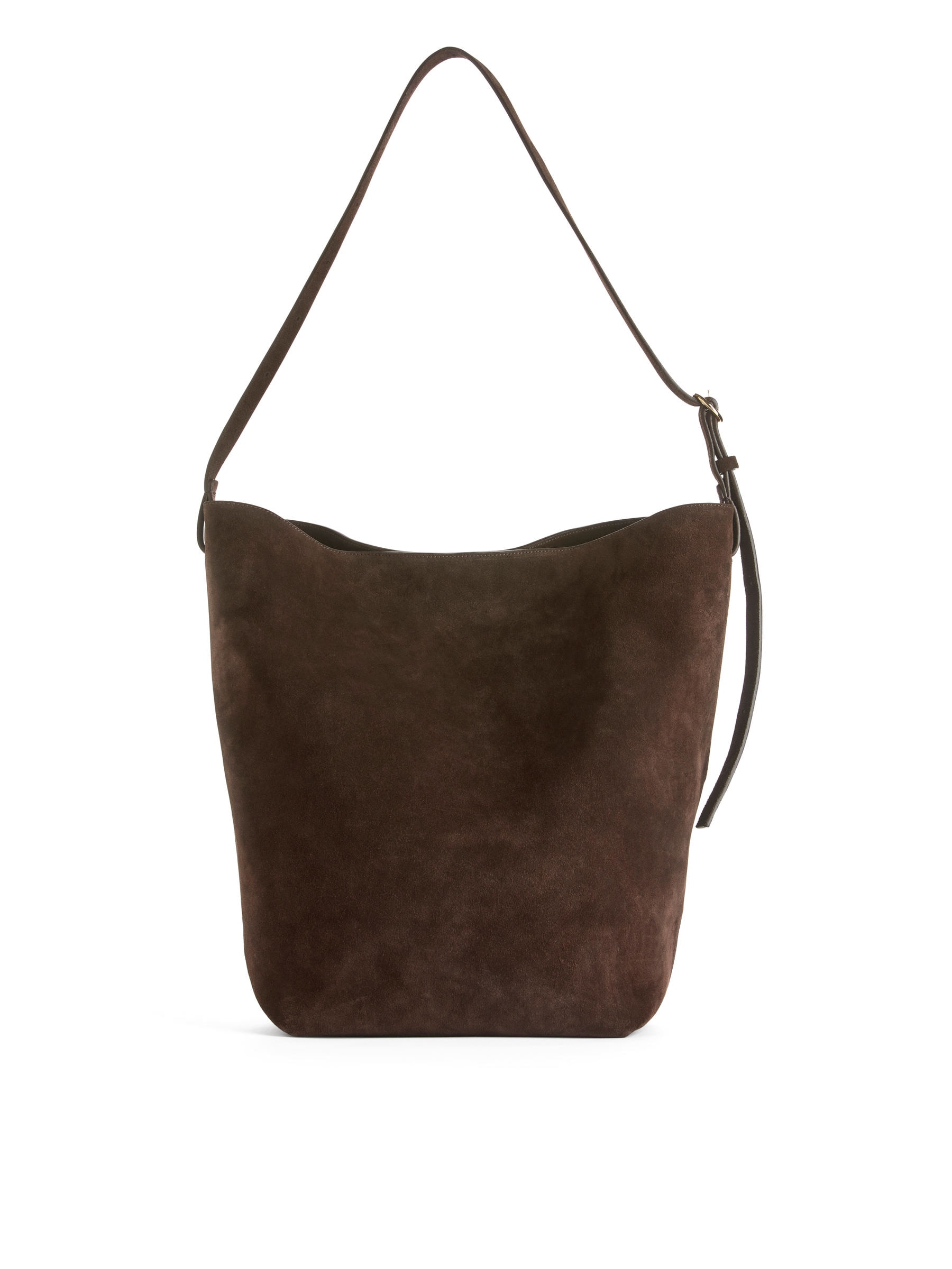 Suede Tote Bag - Dark Brown - Women - StillMedia/DescriptiveStillLife - 3