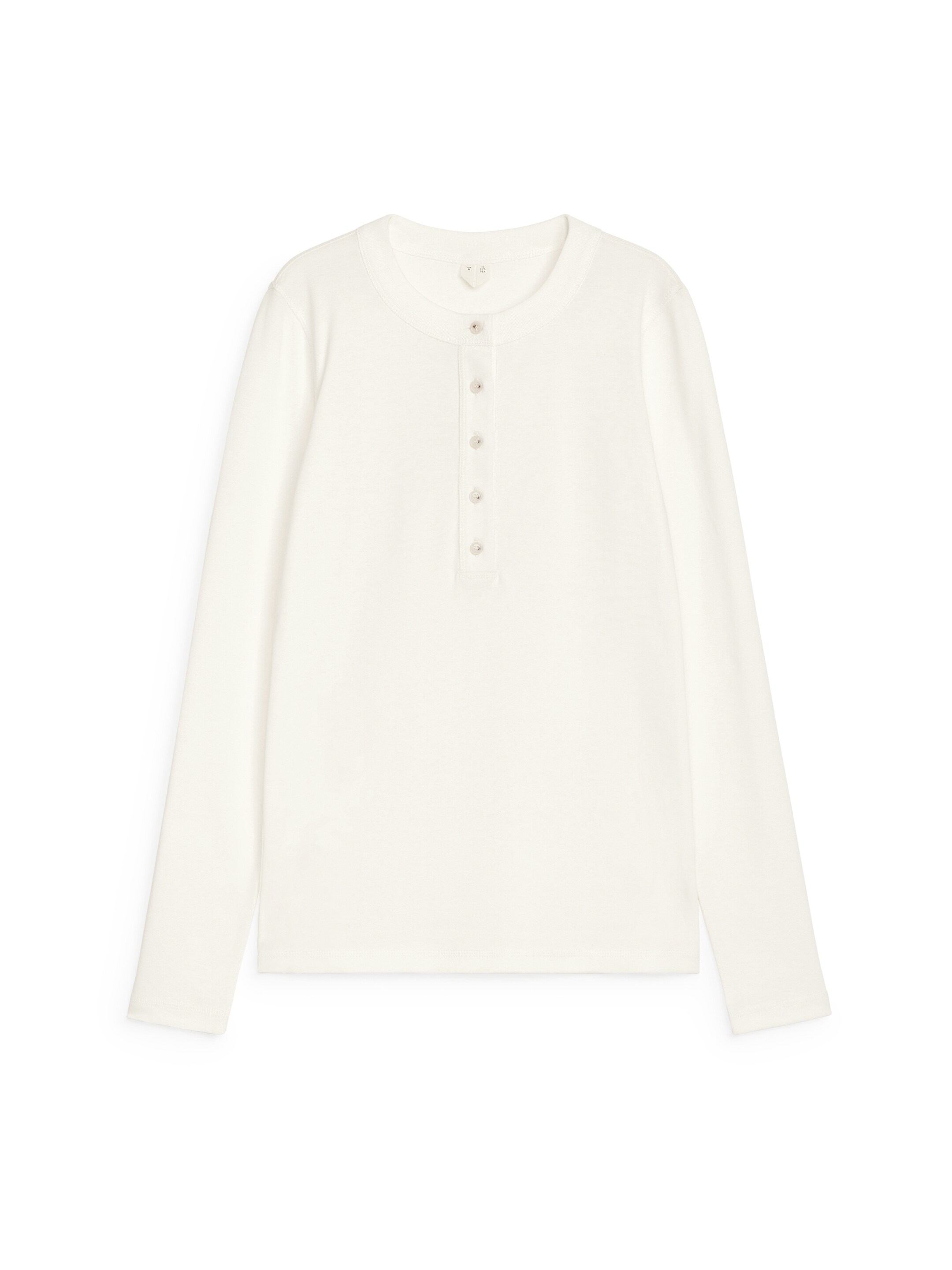 Zobacz większy obraz: Bawełniana koszula henley - Biały - ONA | H&M PL 1