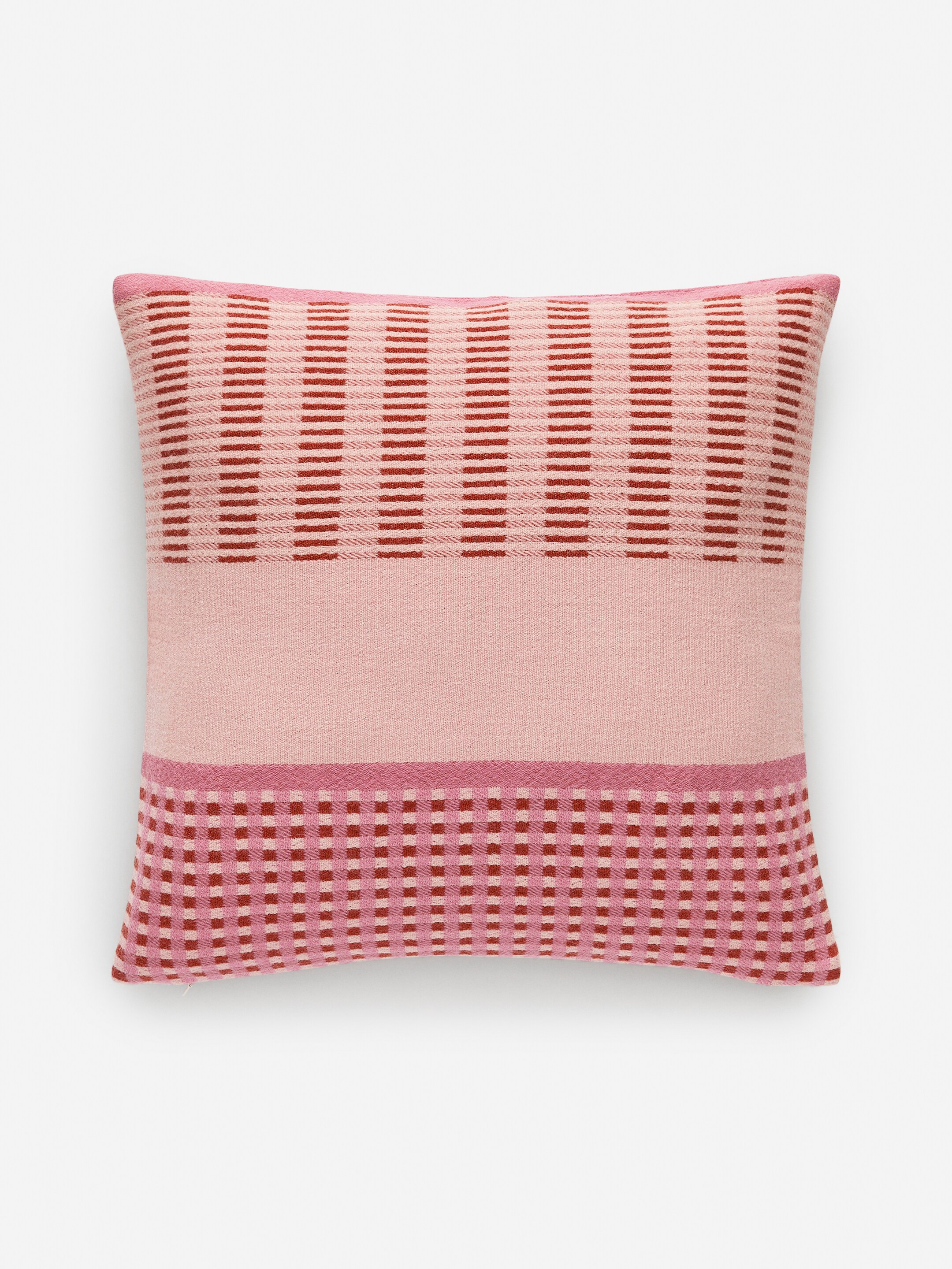 Ver imagen más grande: Funda de cojín de lana 50 x 50 cm - Rosa/burdeos - HOME | H&M ES 2