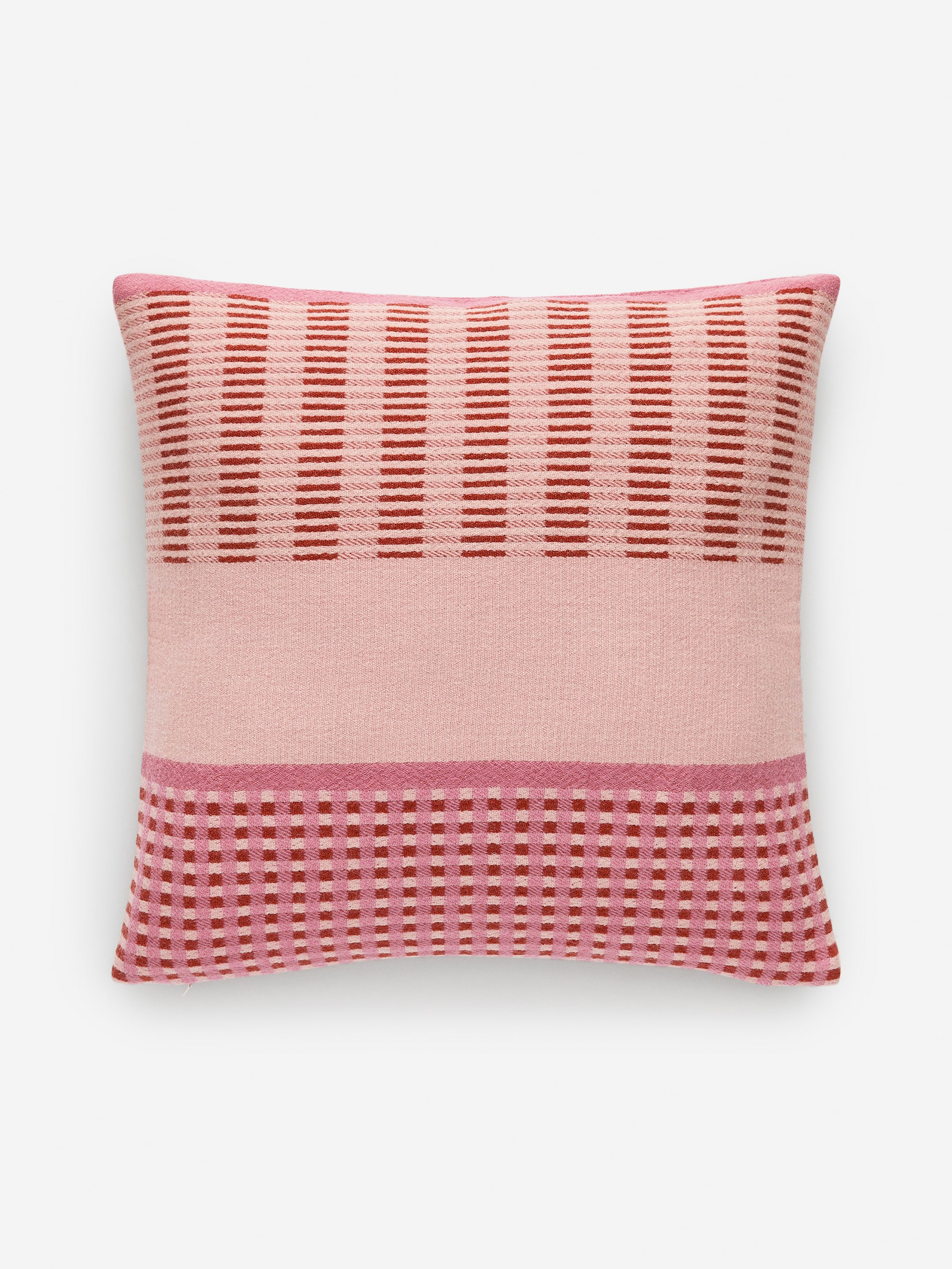 Visa större bild: Kuddfodral i ull 50 x 50 cm - Rosa/vinröd - Home All | H&M SE 2