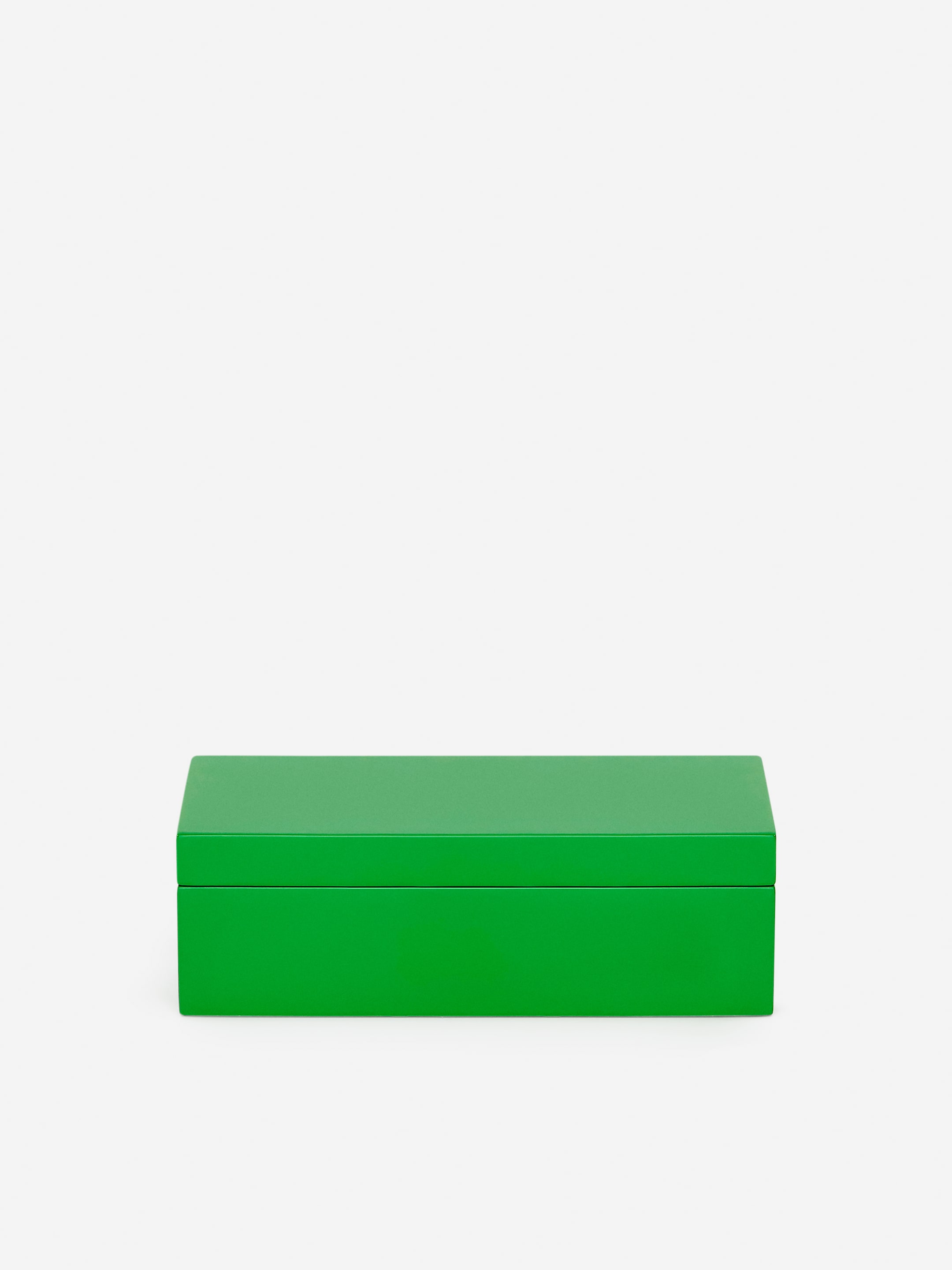 Agrandir l'image: Boîte laquée 7 cm x 17 cm - Vert vif - Home All | H&M FR 2