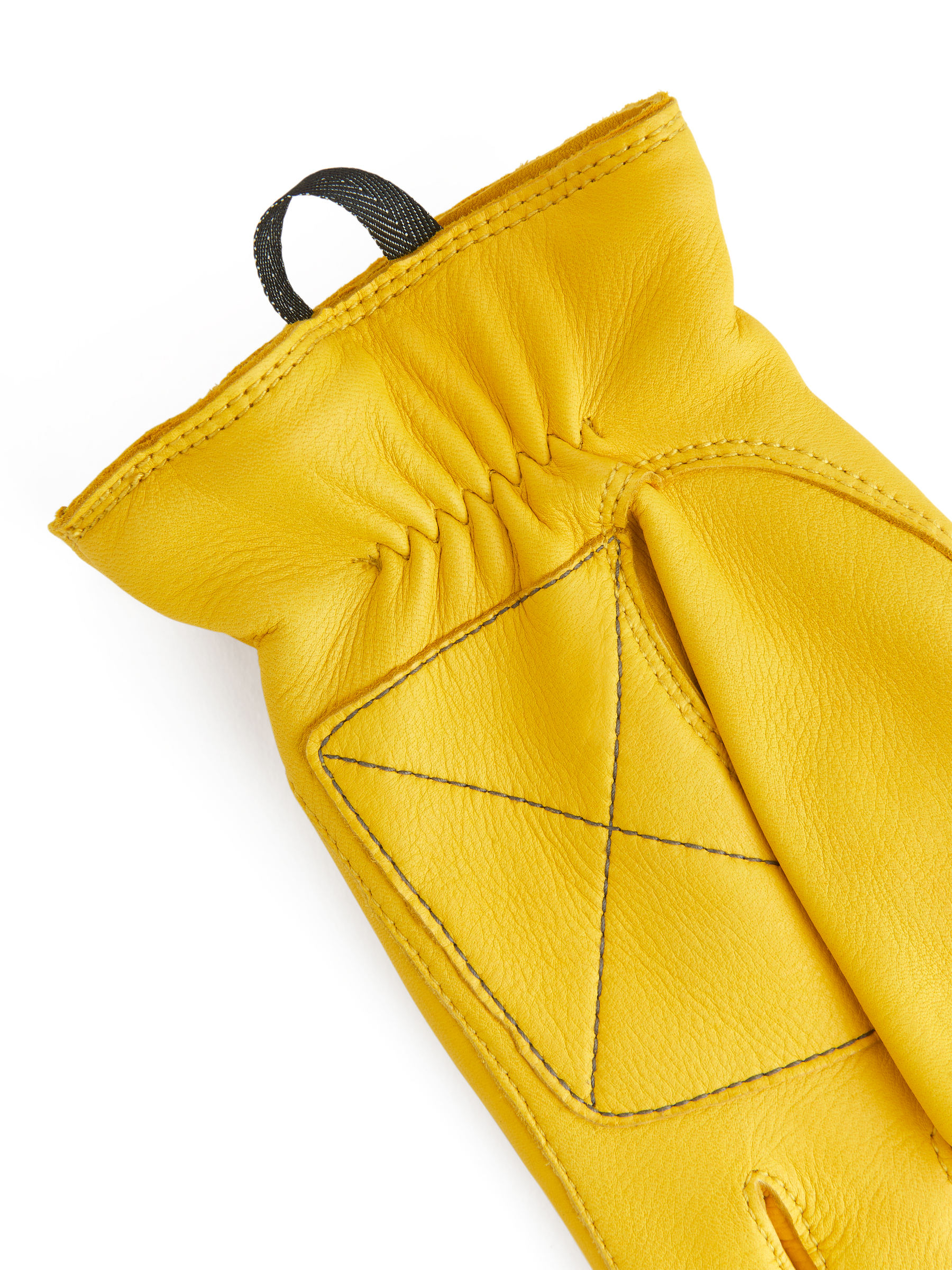 Hestra Eirik Leather Gloves - Yellow - Men - StillMedia/DescriptiveDetail - 1