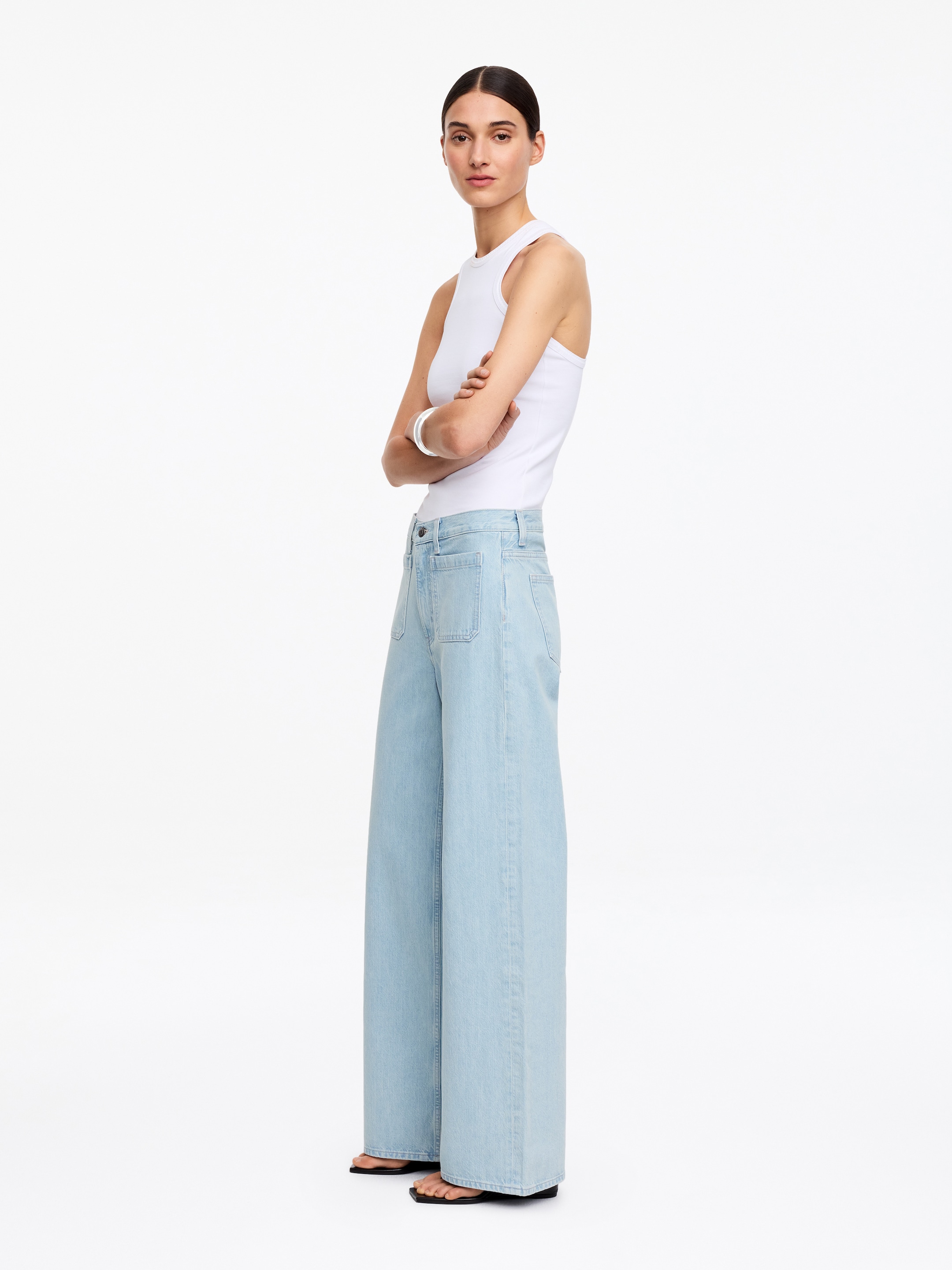 LUPINE Flared Jeans - Light Blue - Regular fit - Women - StillMedia/Lookbook - 3