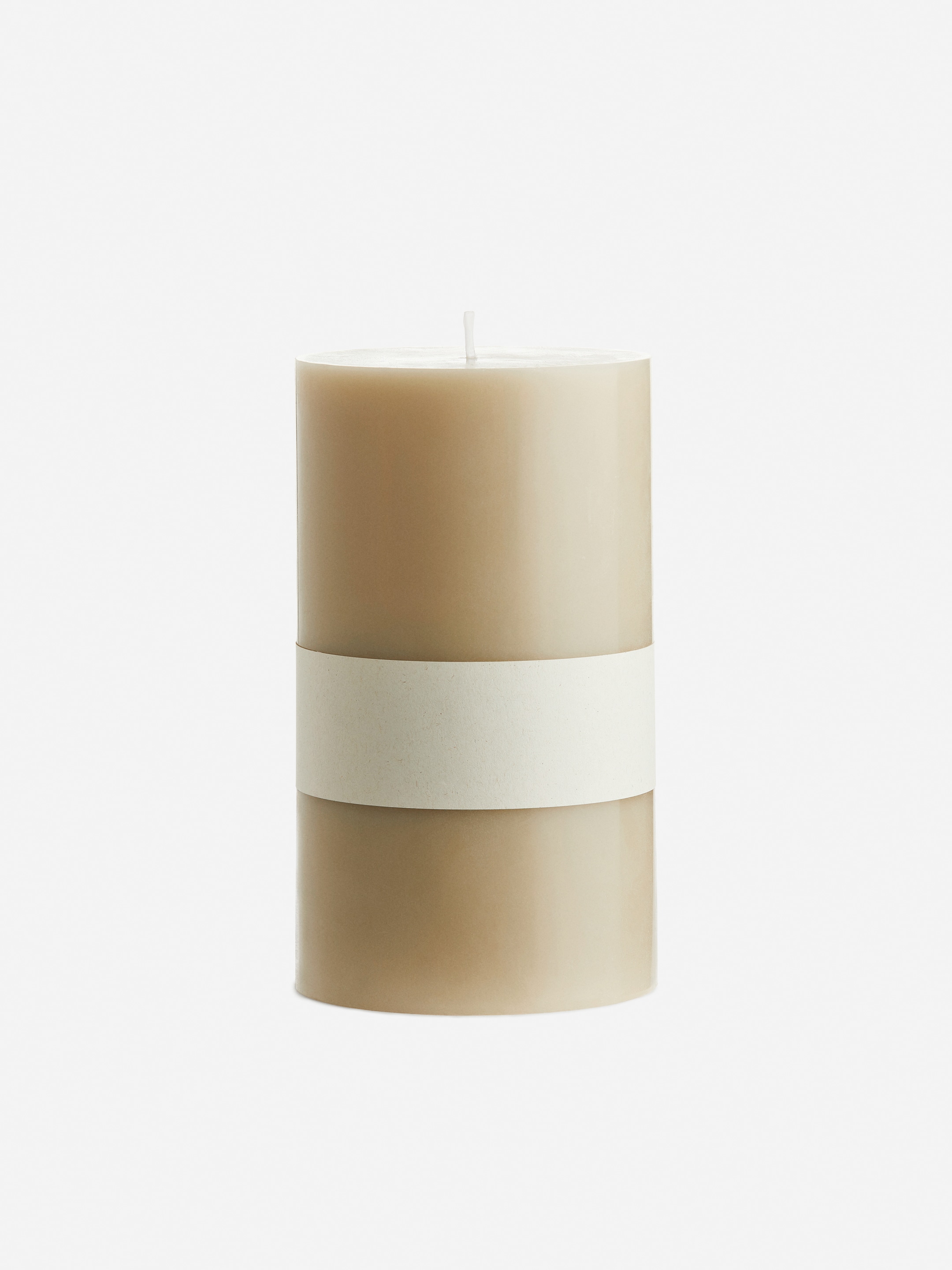 Ingrandisci l'immagine: Pillar Candle 17.5 cm - Grey - HOME | H&M CH 1