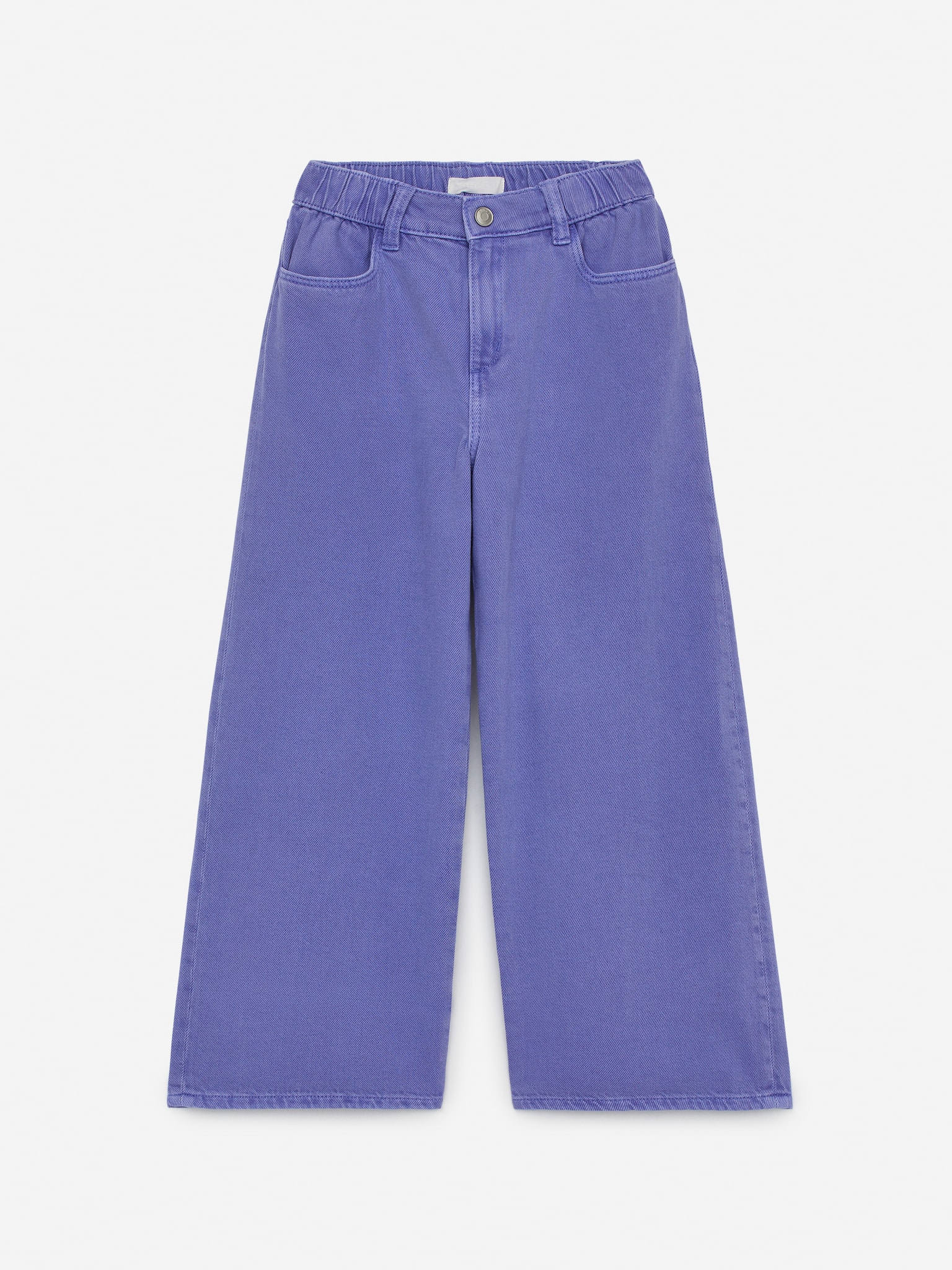 Pantaloni in denim wide - Viola/Lilla/Blu/Nero/Giallo/Blu/Pesca