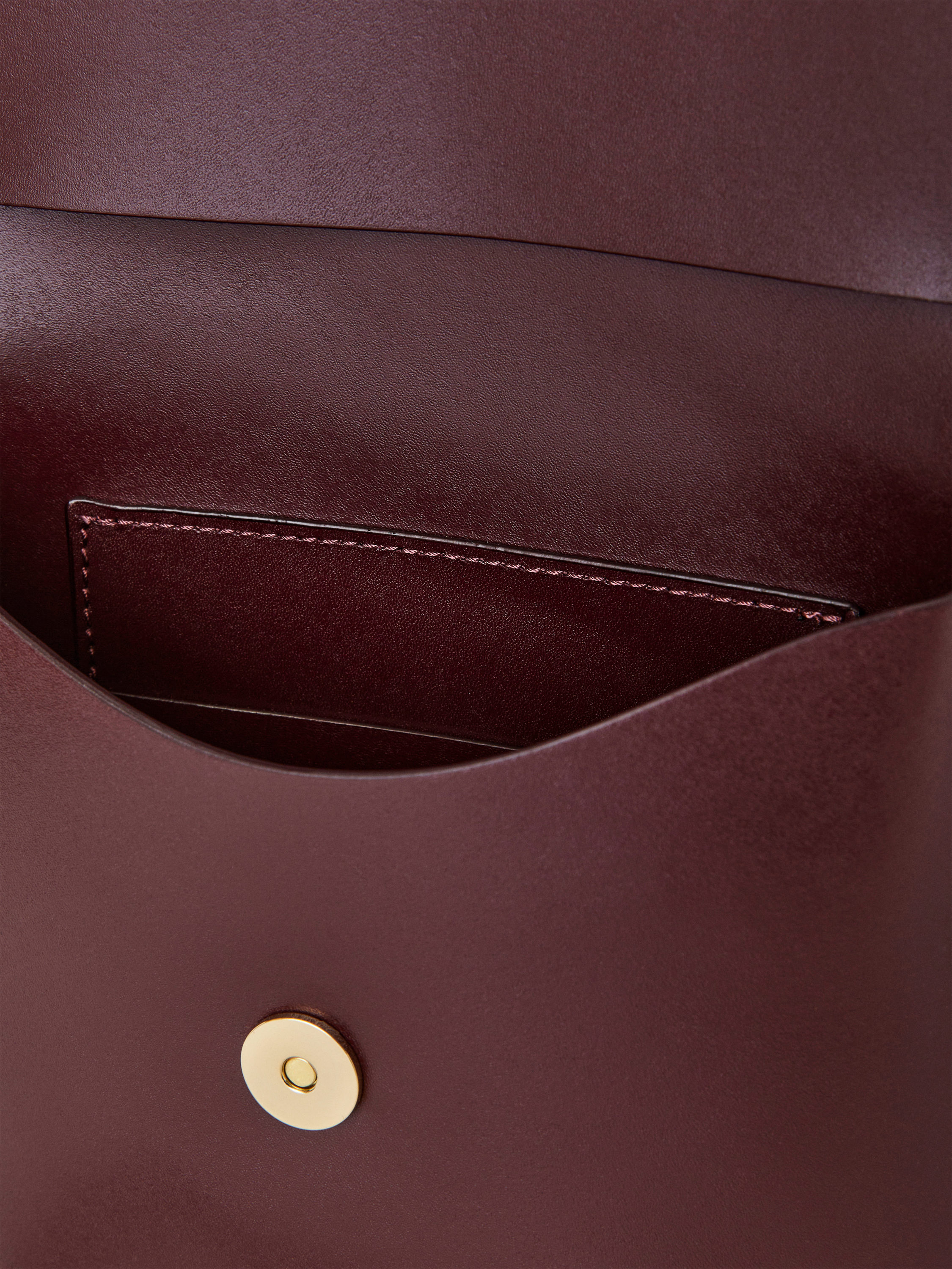 Leather Crossbody Bag - Dark Red - Women - StillMedia/DescriptiveDetail - 4