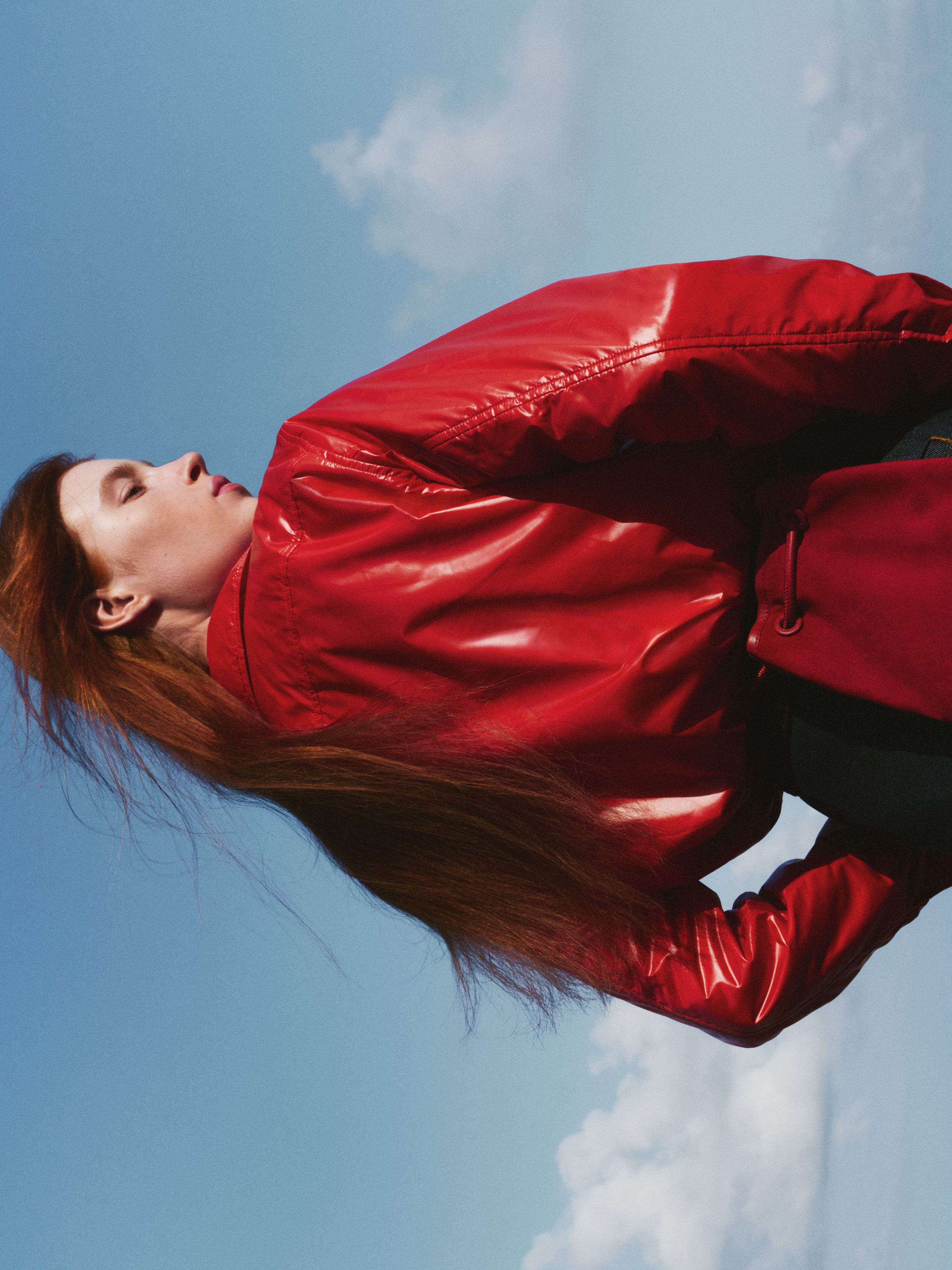 Nylon Overshirt - Red - Regular fit - Women - StillMedia/Environmental - 1