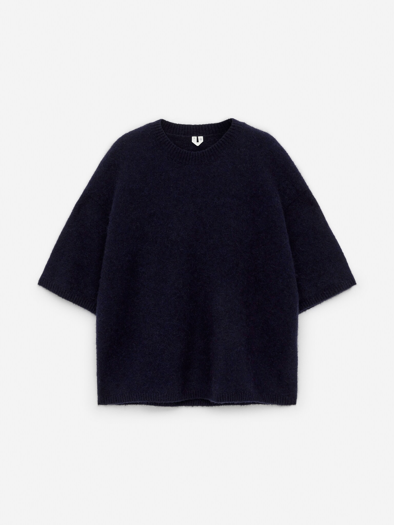 Maglione in misto alpaca e lana - Blu scuro/Lilla/Rosa