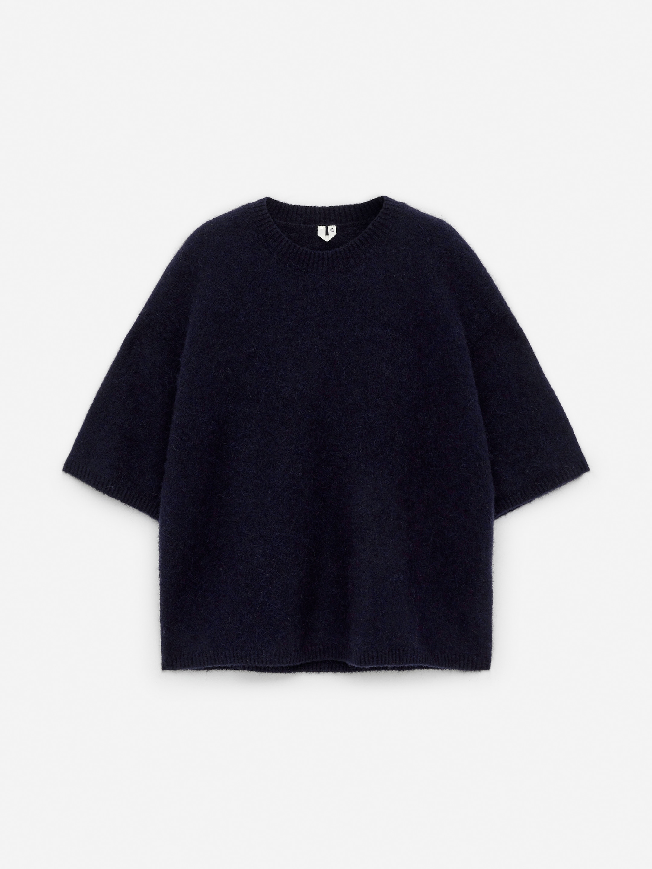 Alpaca-Wool Blend Jumper - Dark Blue - Loose fit - Women - StillMedia/DescriptiveStillLife - 2