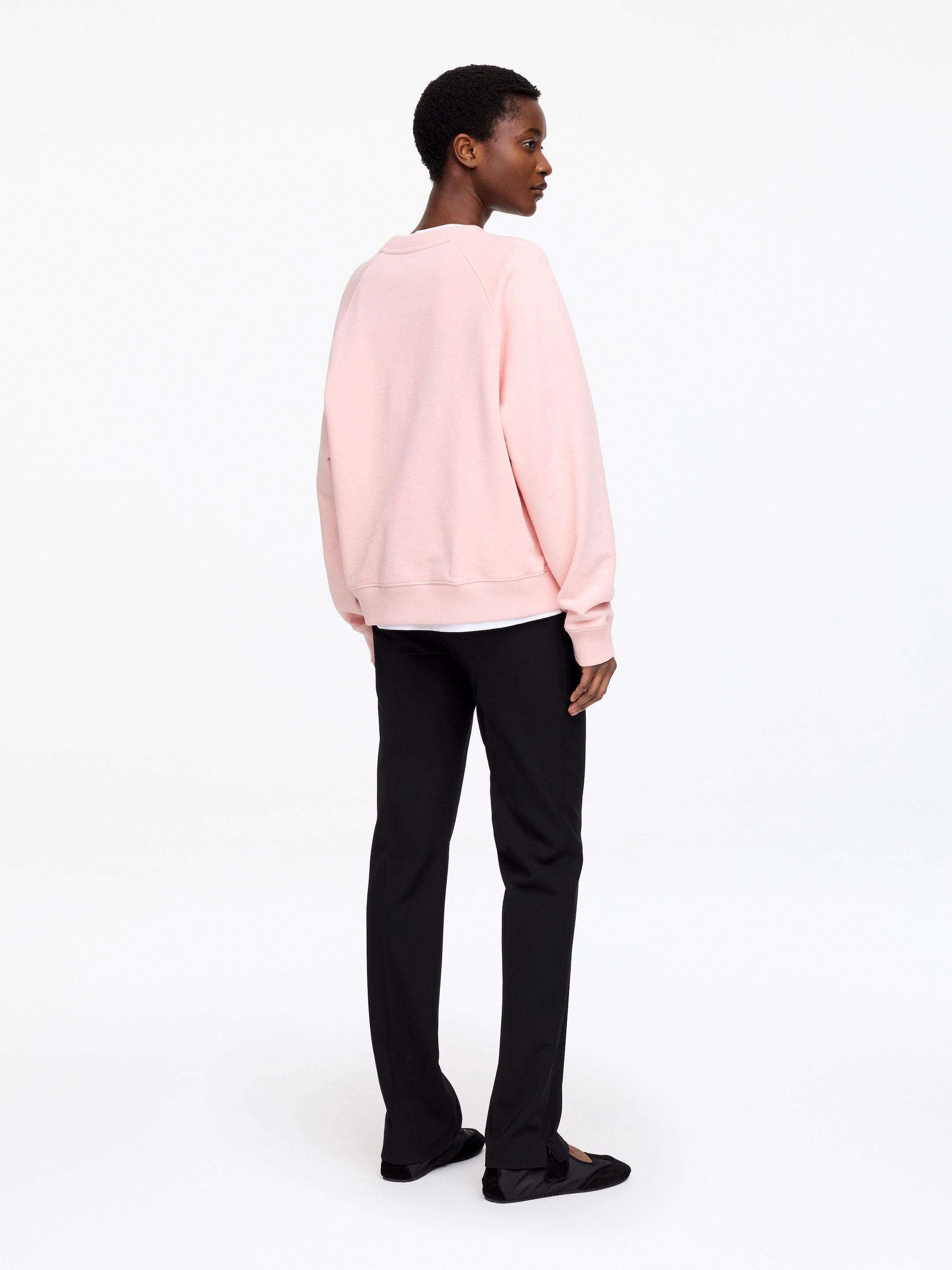 Bluza z tkaniny frotte - Różowy - Fason normalny - Women - StillMedia/Lookbook - 4