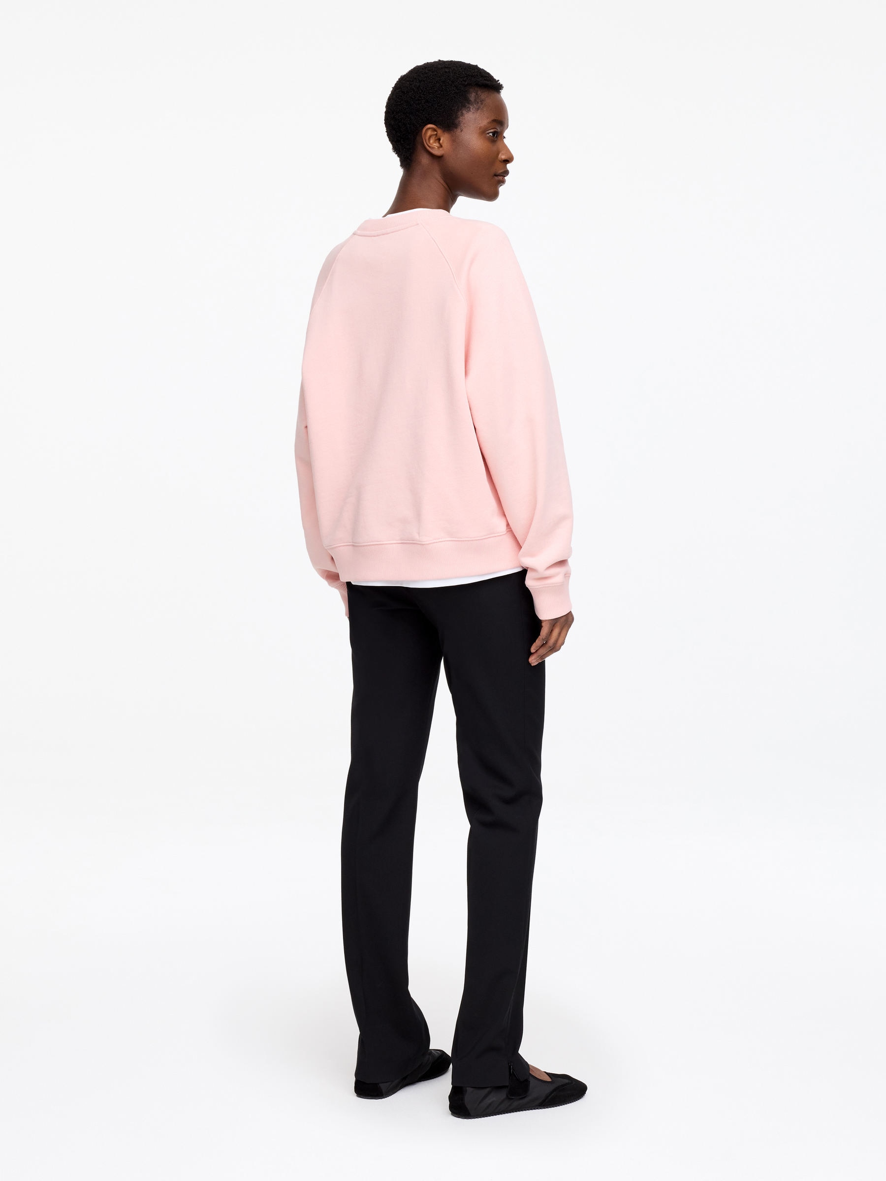 Bluza z tkaniny frotte - Różowy - Fason normalny - Women - StillMedia/Lookbook - 4