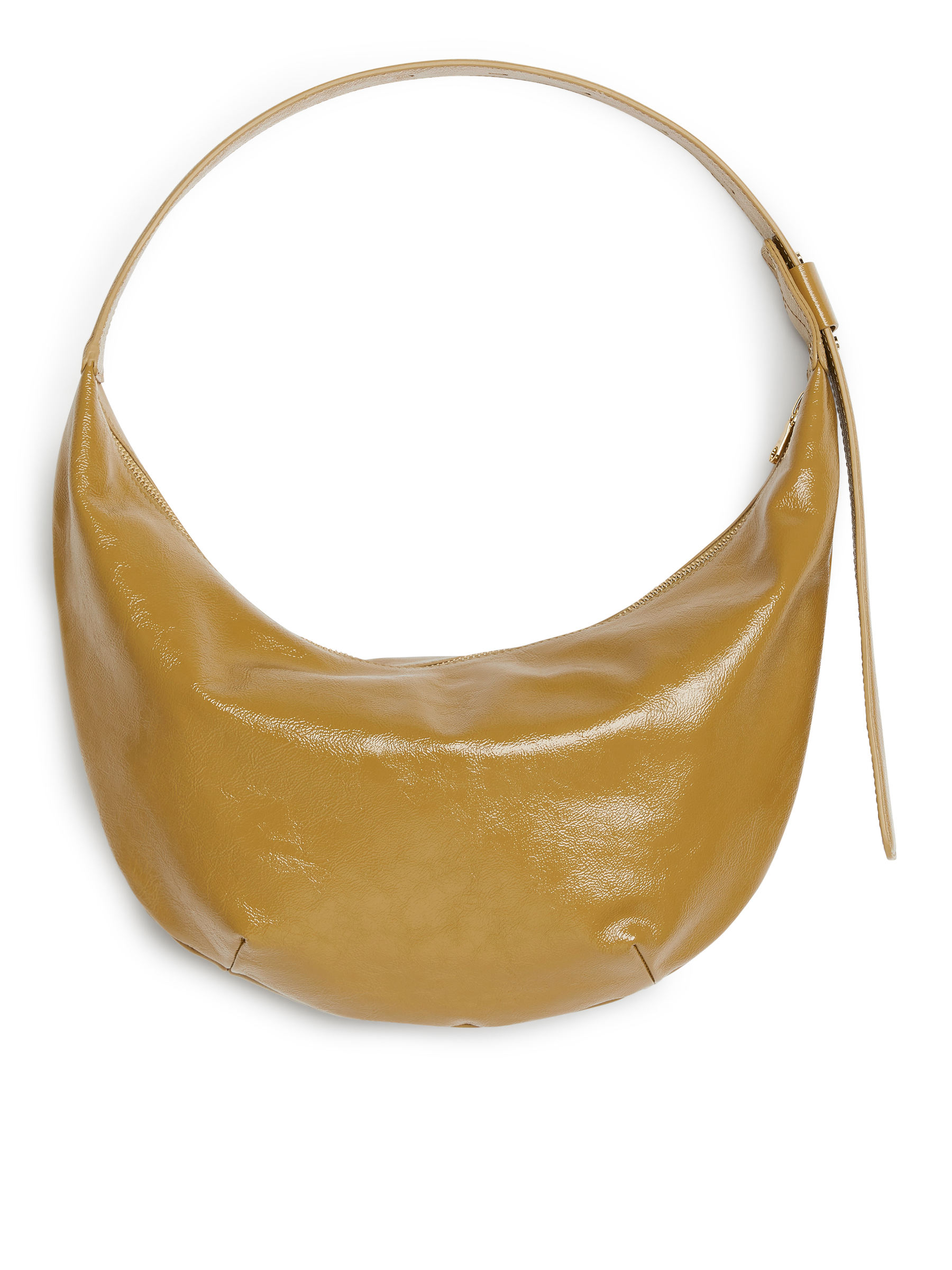 Mid Size Curved Shoulder Bag - Beige - Women - StillMedia/DescriptiveStillLife - 4