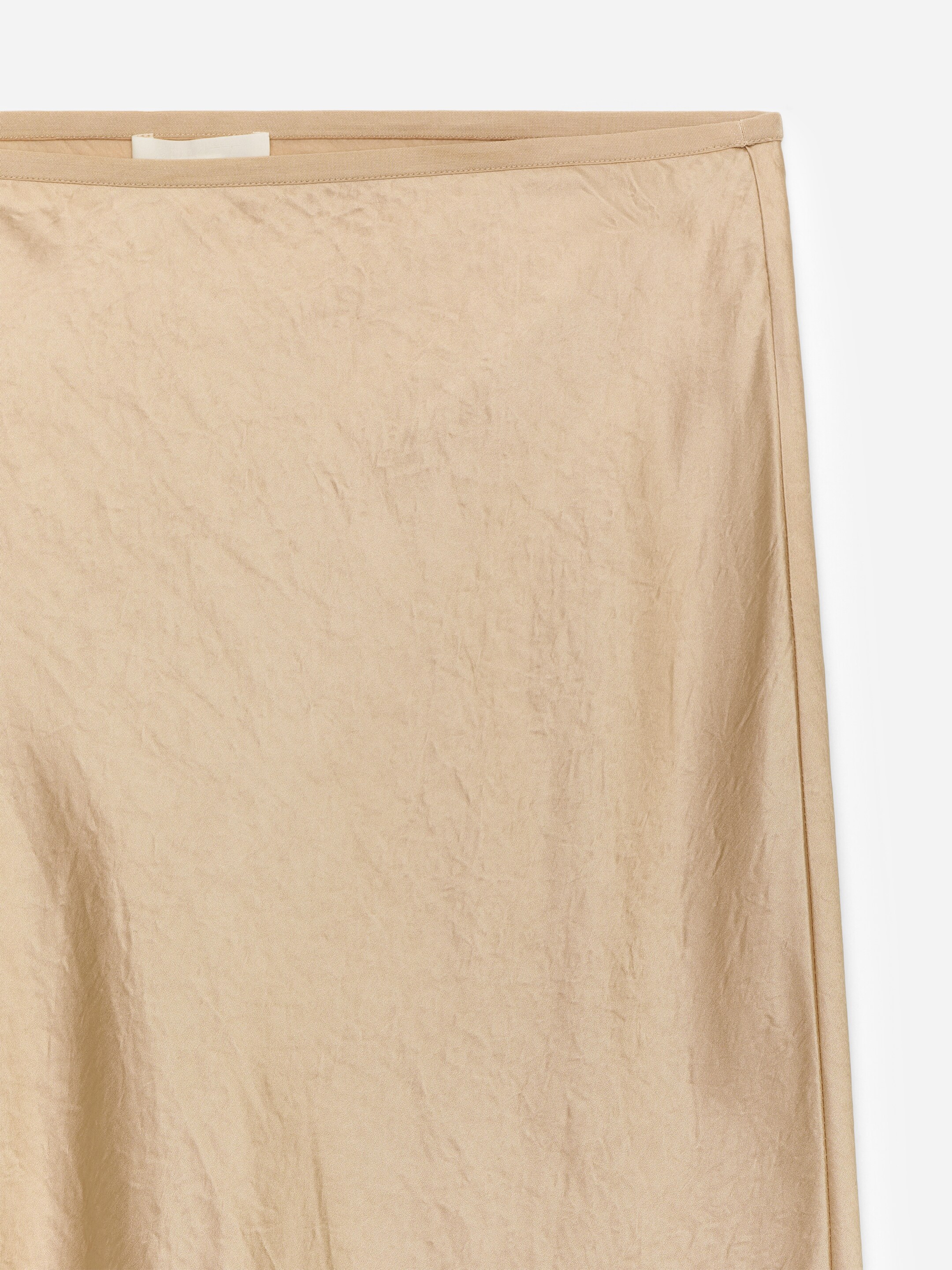 Ver imagen más grande: Falda de satén - Beige - MUJER | H&M ES 6