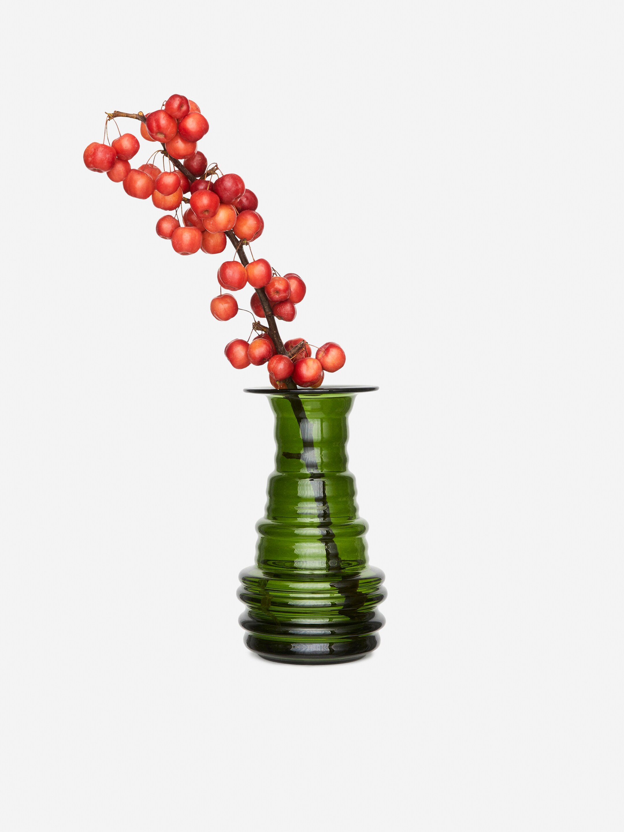 Größeres Bild anzeigen: Glasvase, 24 cm - Grün - Home All | H&M AT 2