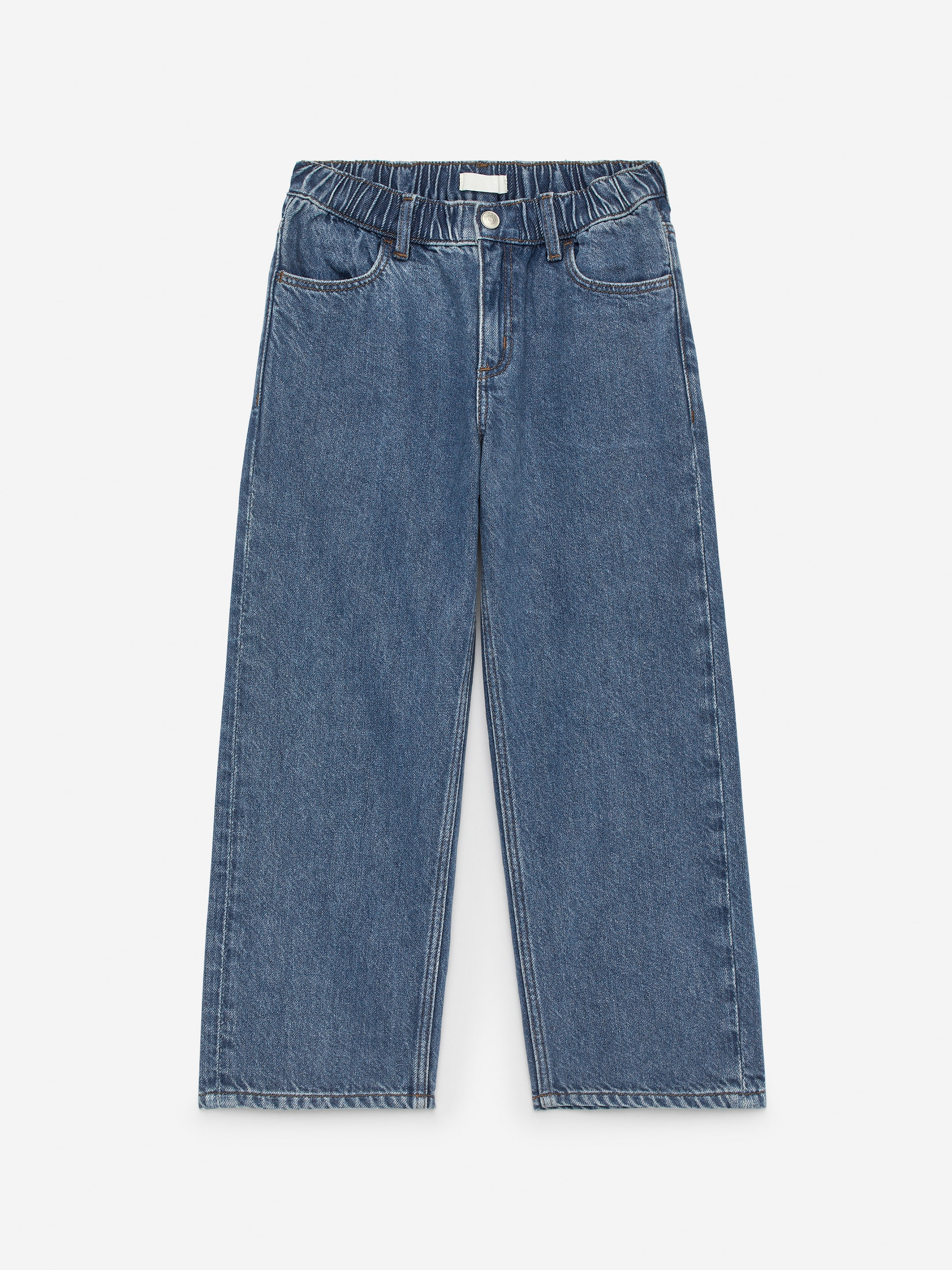Visualizza immagine più grande: Pantaloni pull on in denim - Blu medio - BAMBINO | H&M IT 1