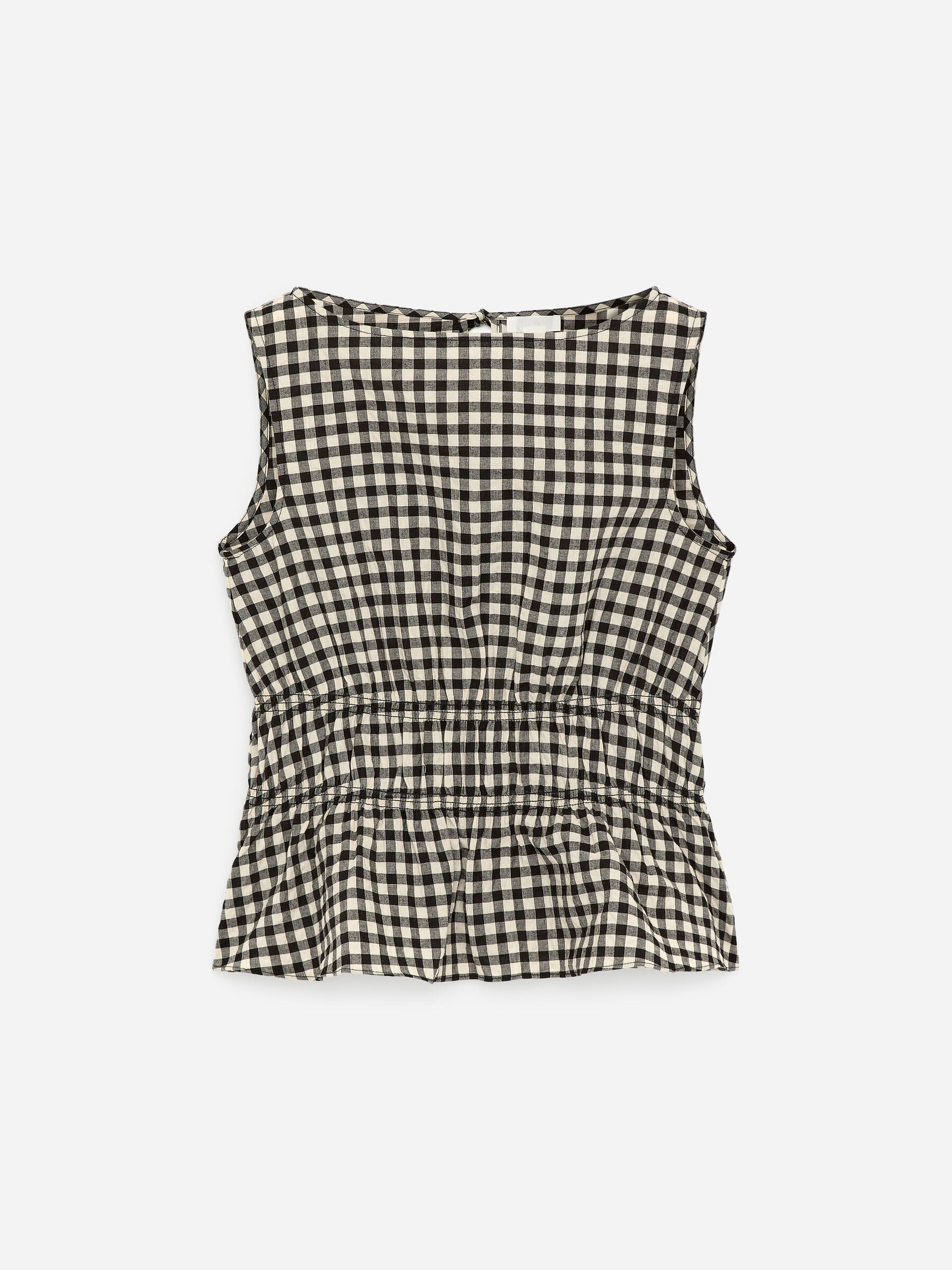 Seersucker Smock Top-#232327-18878