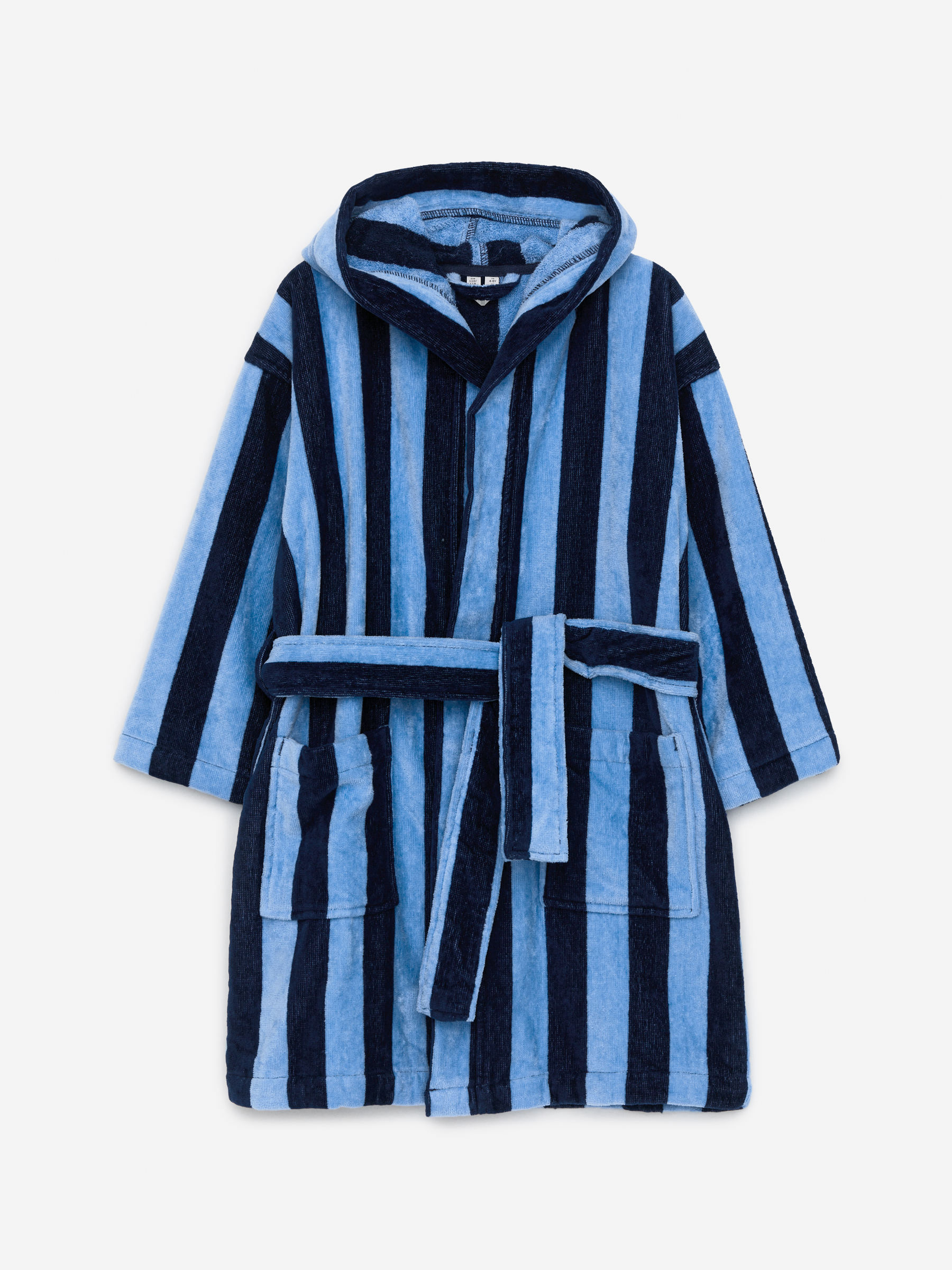 Cotton Terry Bathrobe - Blue - Regular fit - Children - StillMedia/DescriptiveStillLife - 3