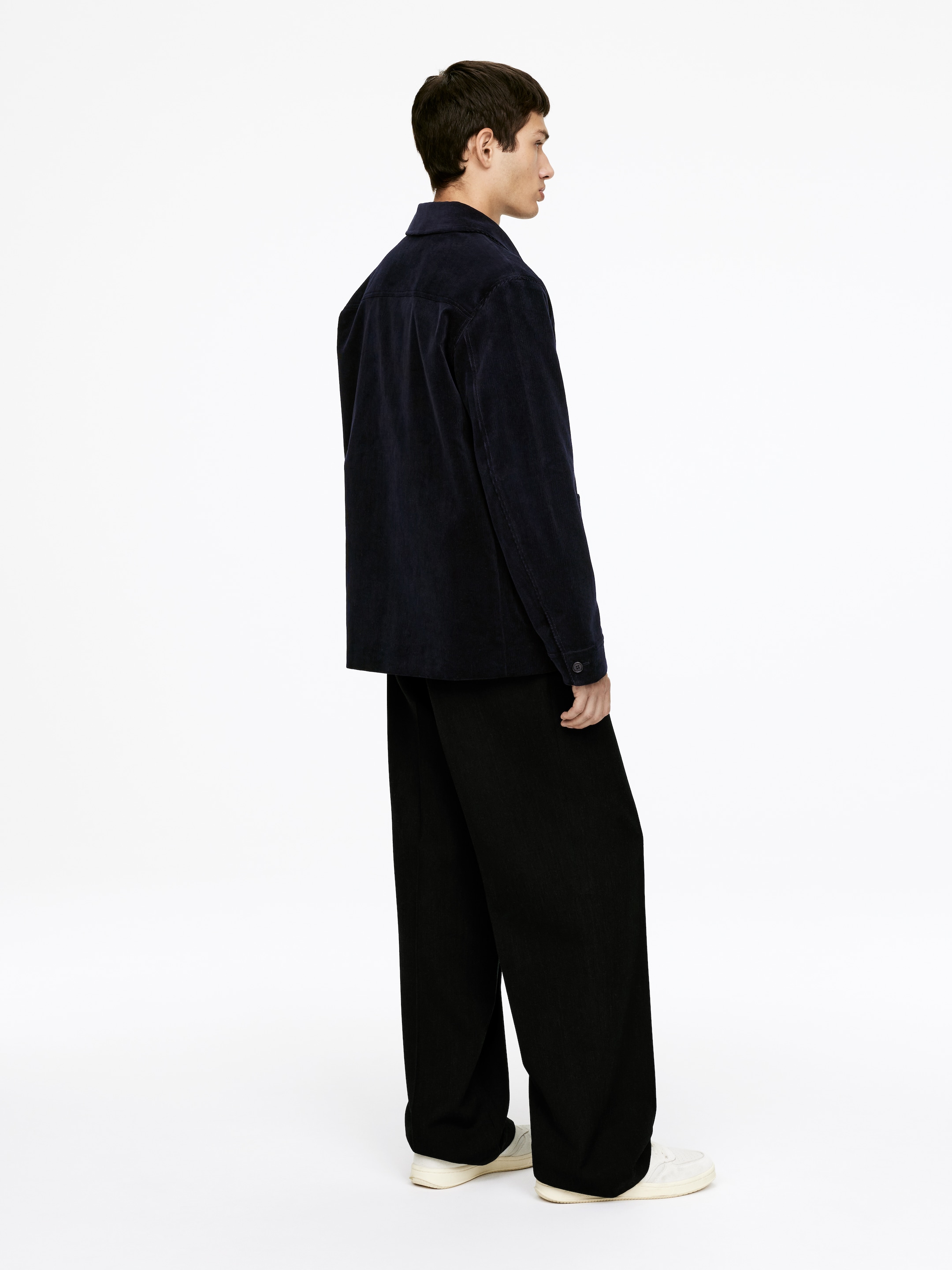 Agrandir l'image: Veste utilitaire en velours côtelé - Bleu foncé - HOMME | H&M BE 4