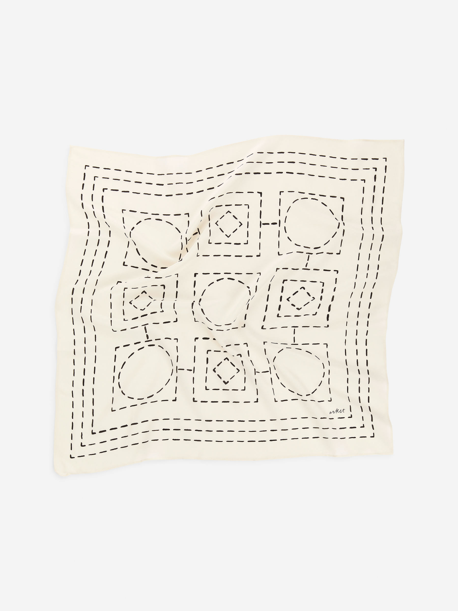 Silk Scarf - White - Women - StillMedia/DescriptiveStillLife - 1