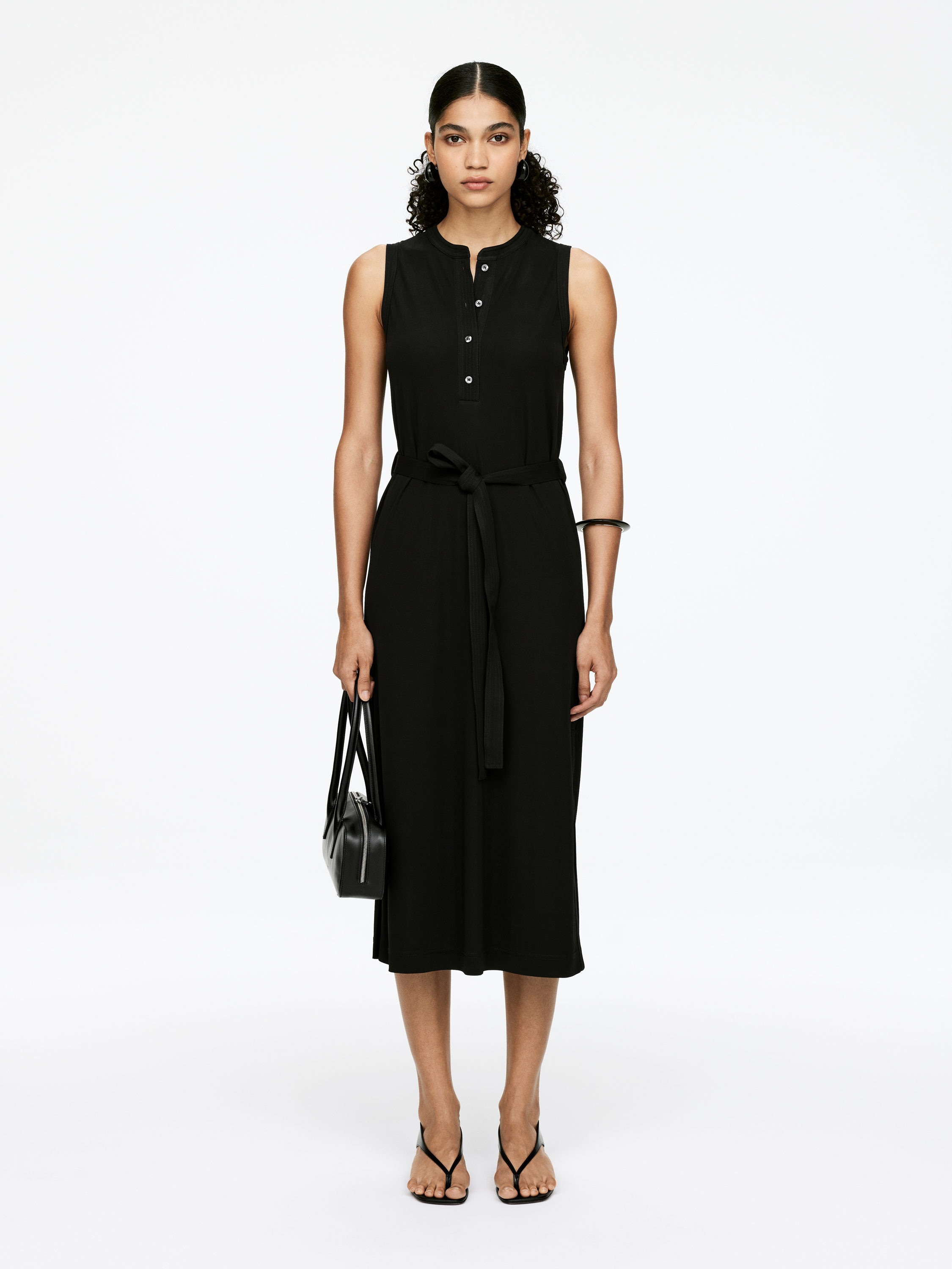 Stretch Viscose Dress-#272627-15810