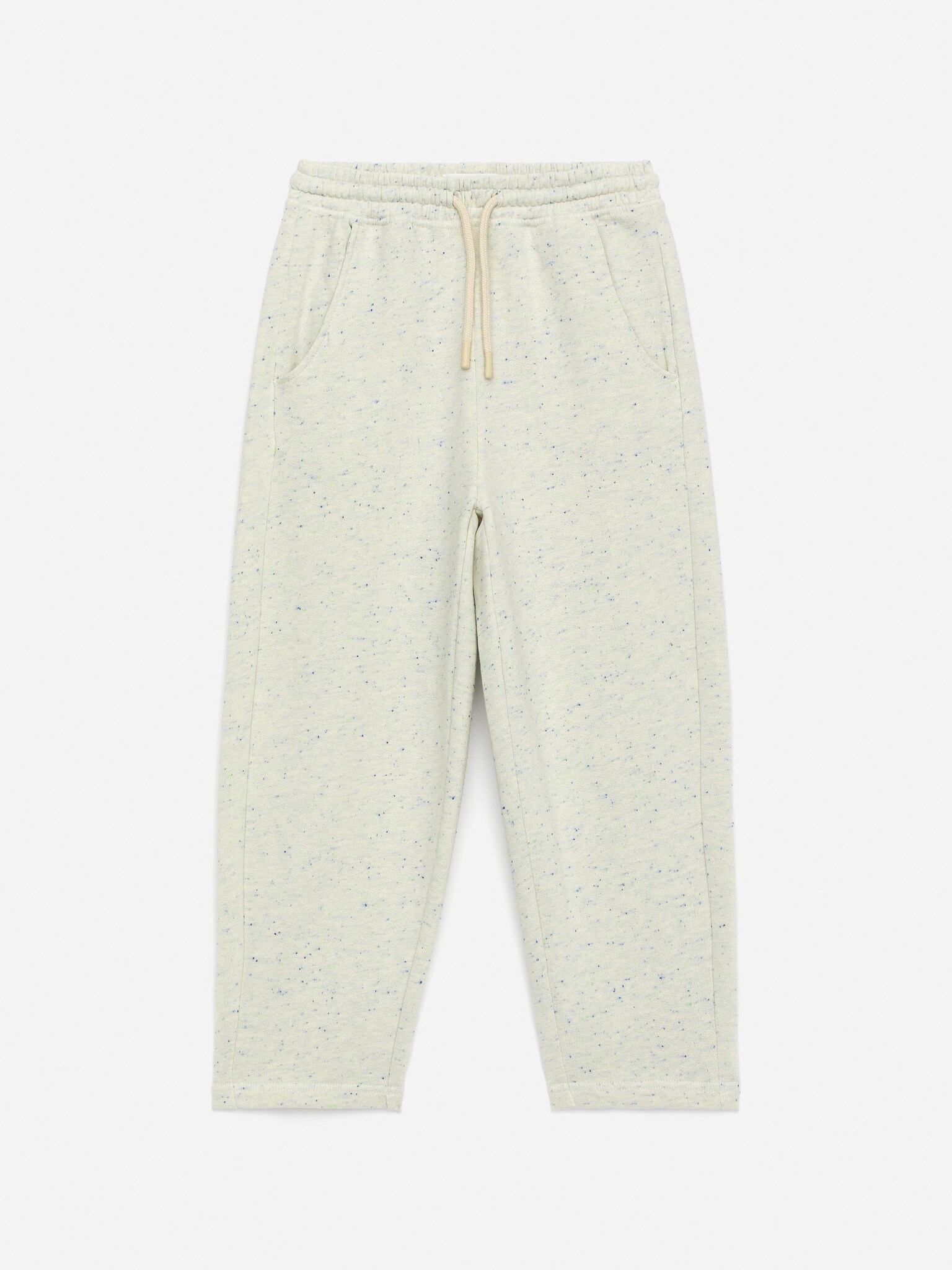 Ballongjoggebukse - Off-white/blå neps