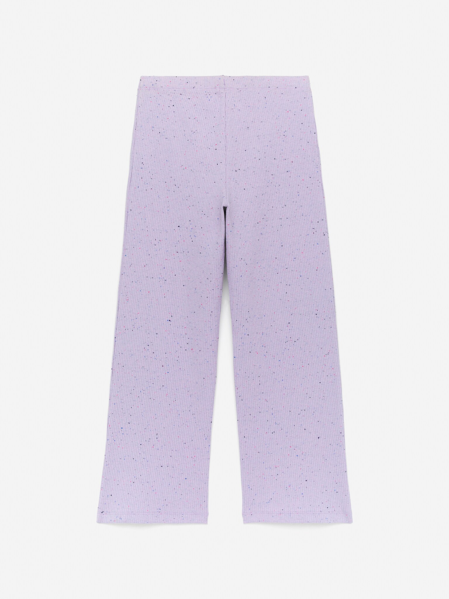 Gerippte Baumwollhose - Flieder/Noppen/Rosa - 2