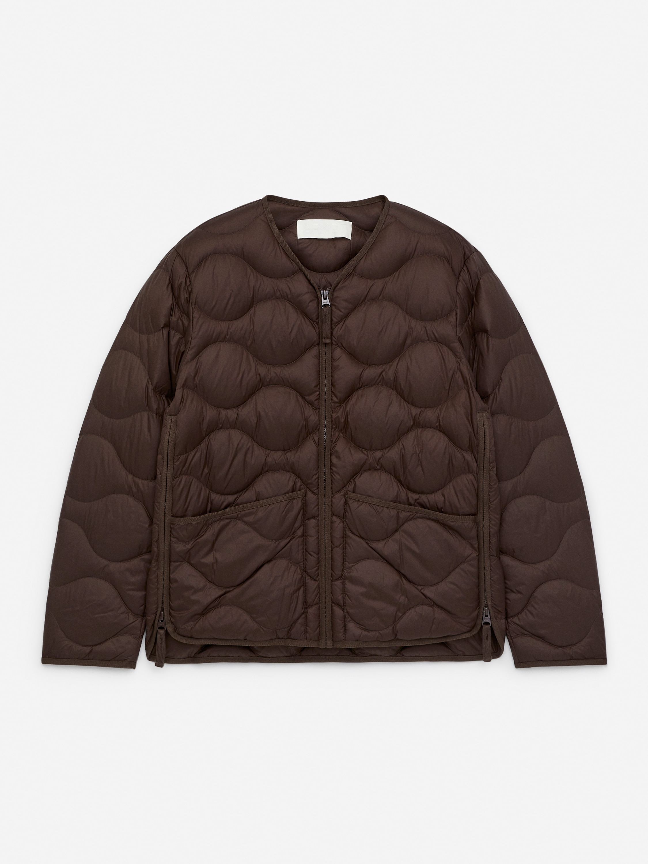 Casaco acolchoado 2 em 1 Upcycled Down - Castanho