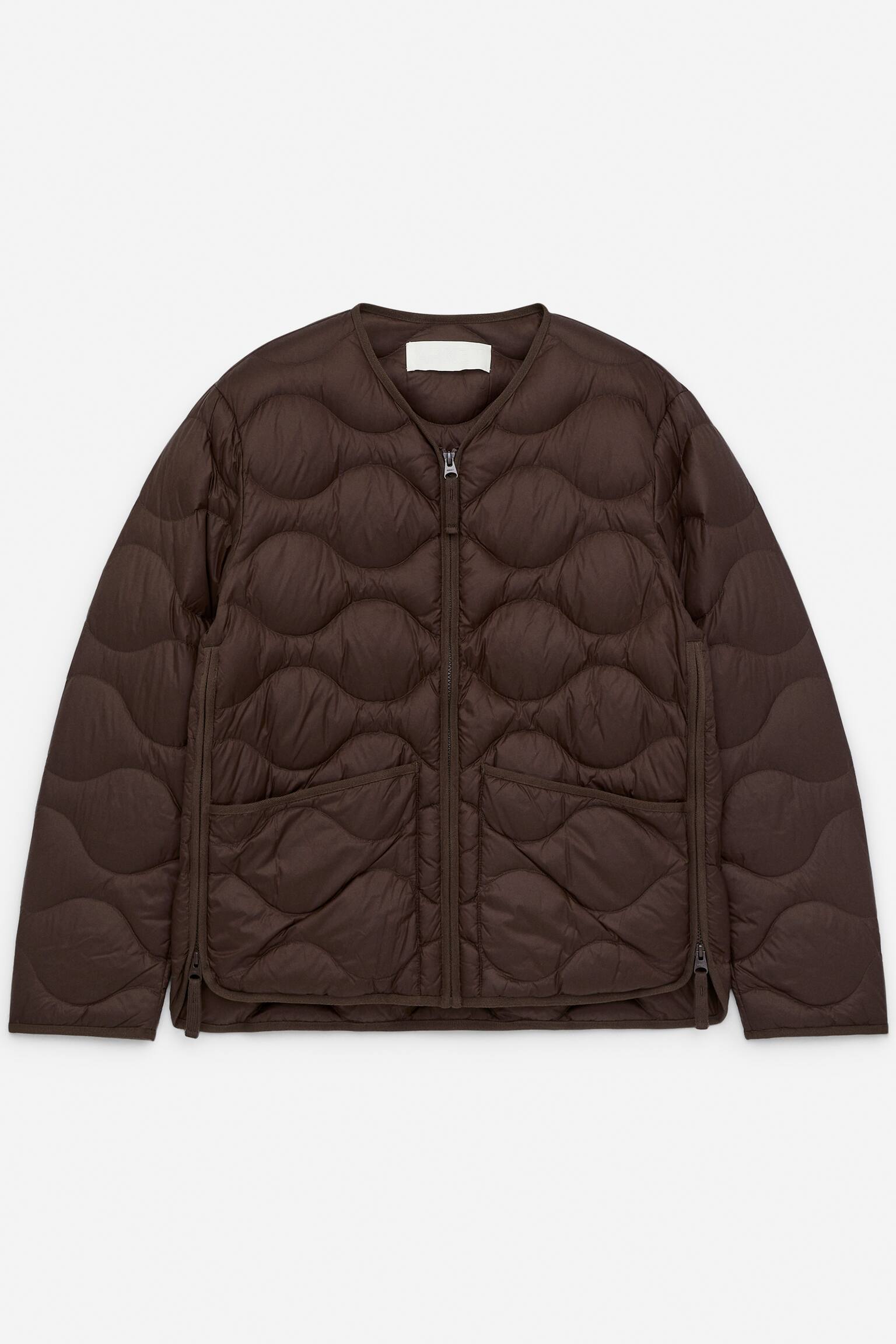 2-in-1 linerjacka, Upcycled Down - Brun - 2