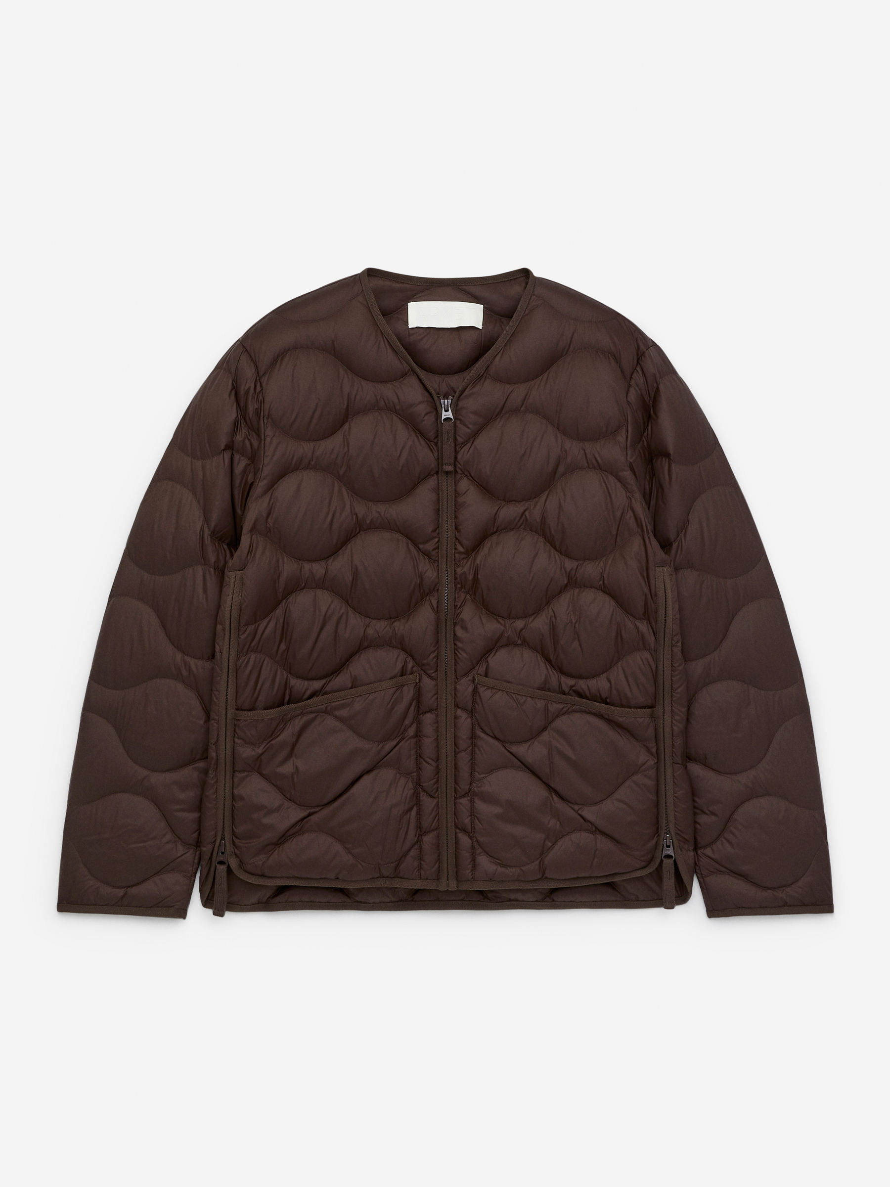 2-in-1 Upcycled Down Liner Jacket - Brown - Regular fit - Women - StillMedia/DescriptiveStillLife - 3