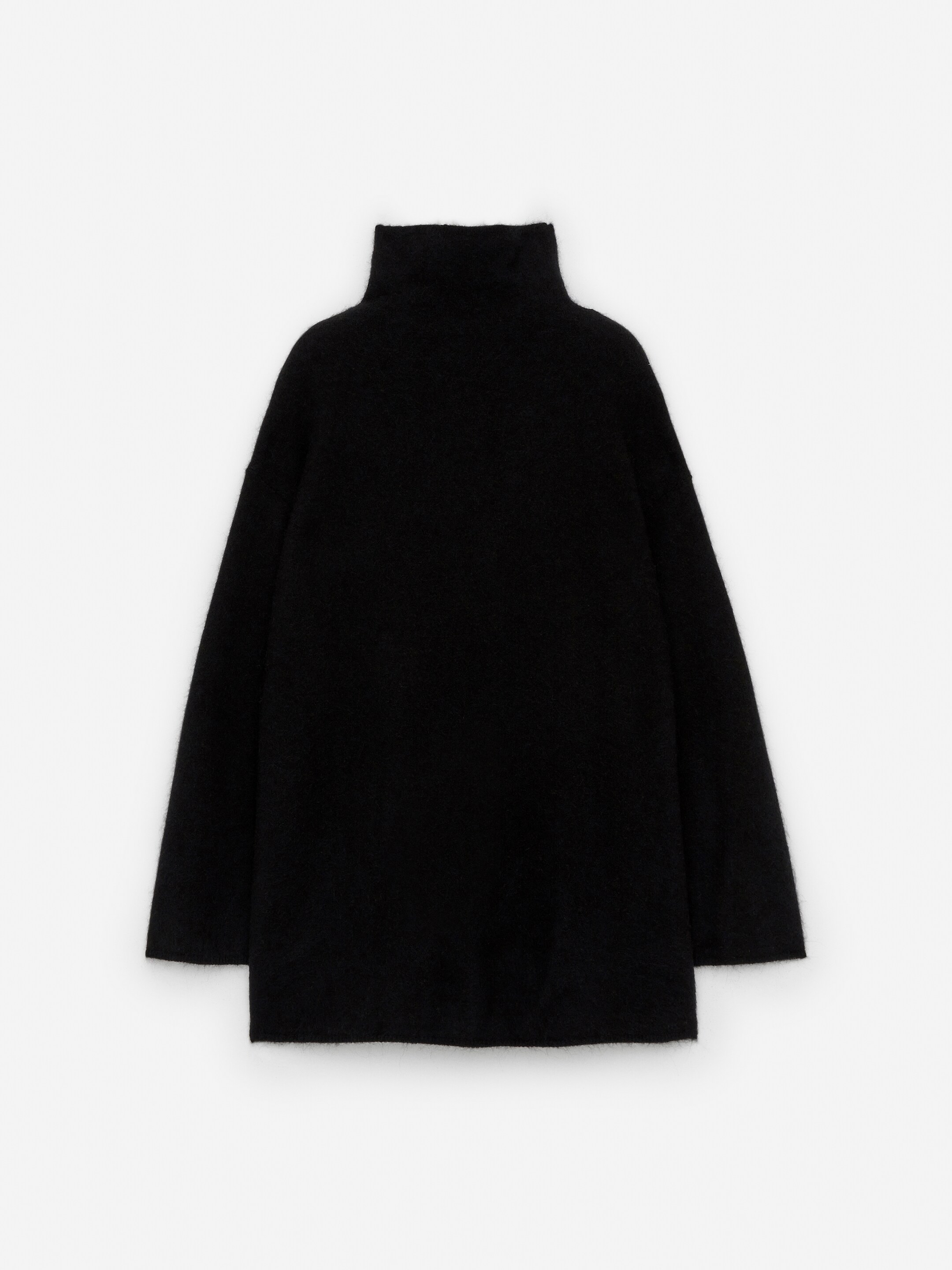 Grösseres Bild ansehen: Pullover aus Alpakawolle und Wolle mit Kaminkragen - Schwarz - DAMEN | H&M CH 1