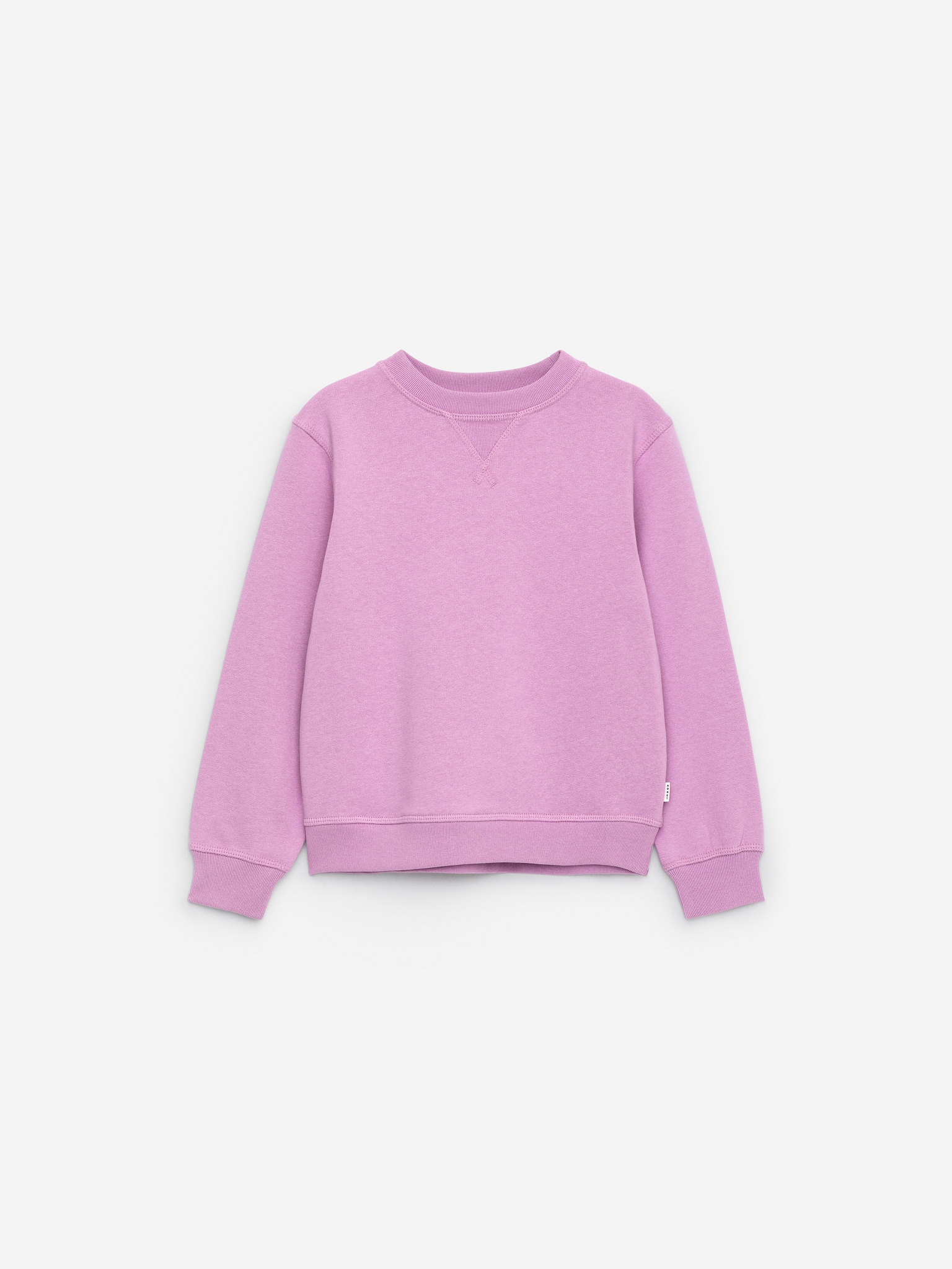 Sweat en tissu éponge - Rose lilas/Bleu ciel/Orange/Vert foncé/Bleu foncé/Couleur baie/Gris chiné - 1