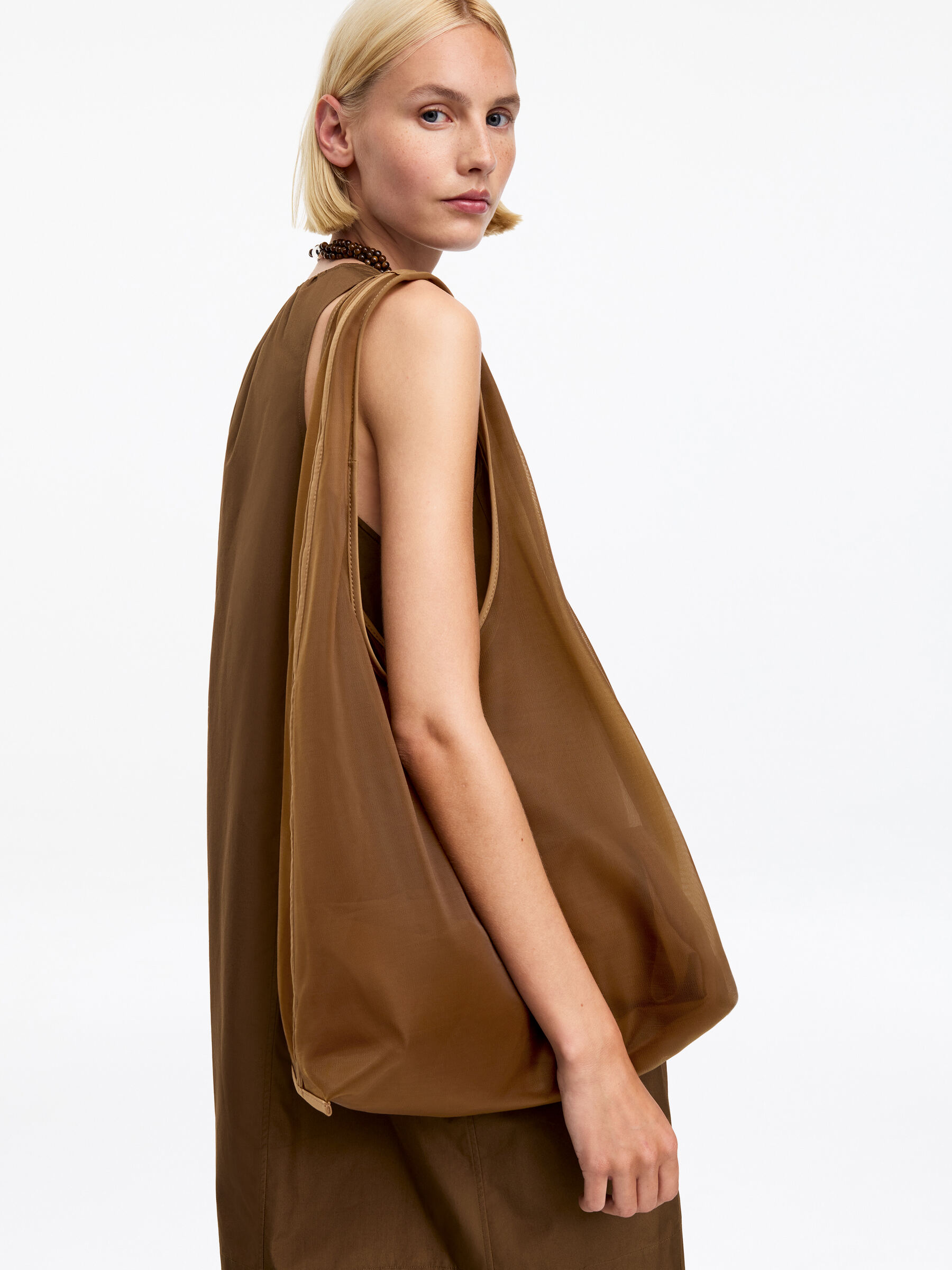 Mesh Tote Bag - Brown - Women - StillMedia/Lookbook - 4